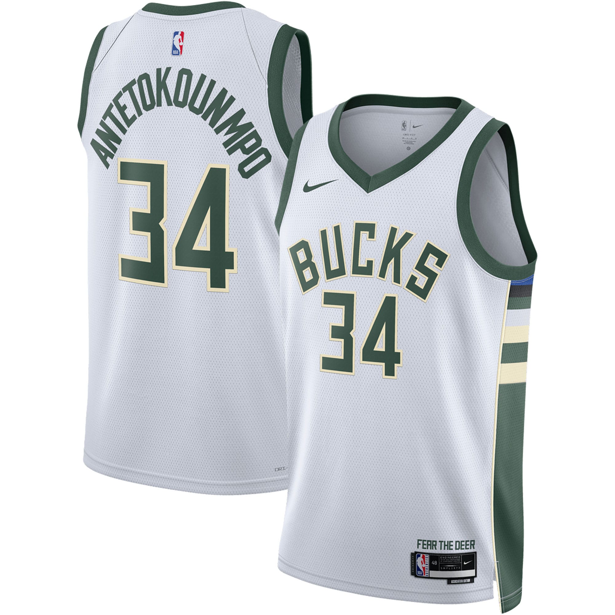 Giannis Antetokounmpo Milwaukee Bucks Unisex Swingman Jersey - Association Edition