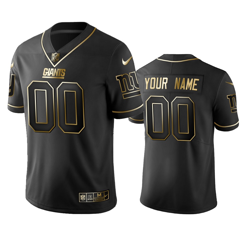 Giants Black Gold Custom Jersey - Nike - Limited Edition