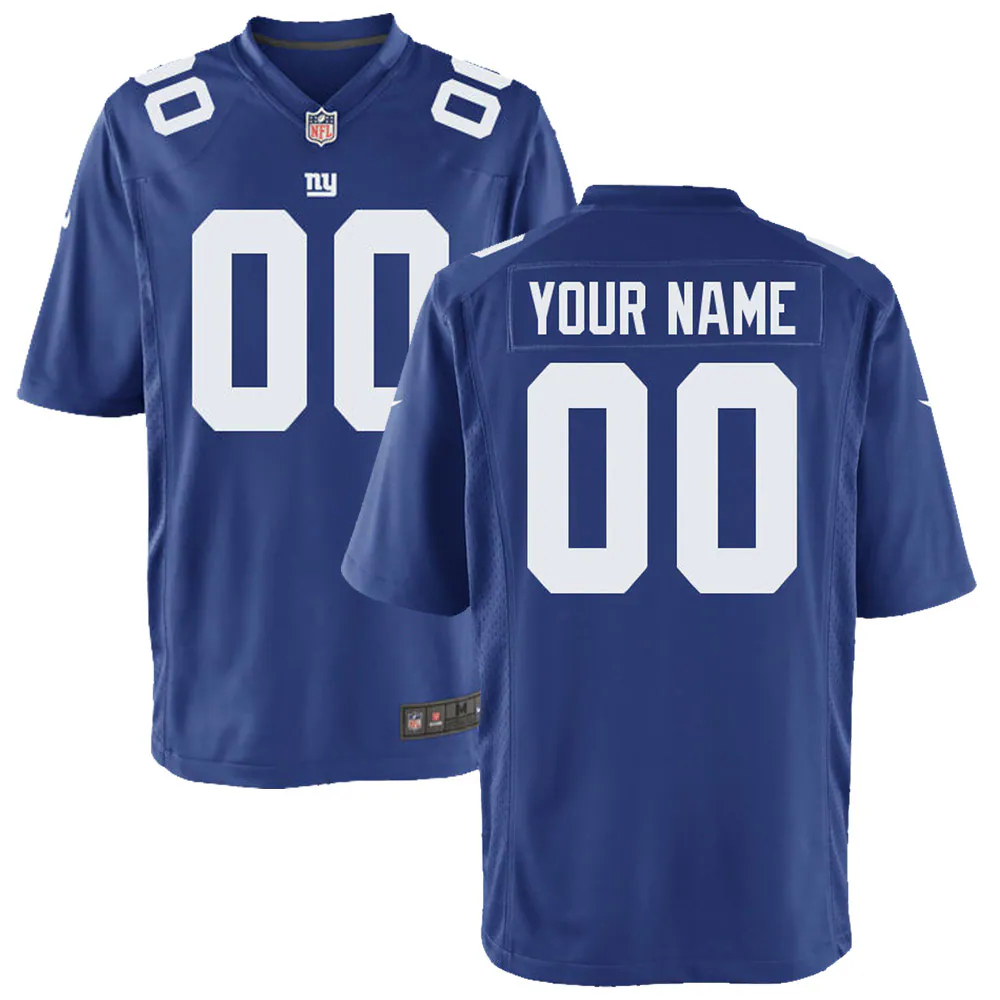 Alternative view of Giants Blue Custom Jersey nike personalize - Giants Blue Custom Jersey