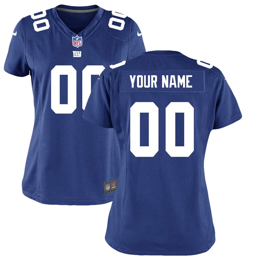 Giants Blue Women’s Custom Jersey - Nike - Personalized NFL