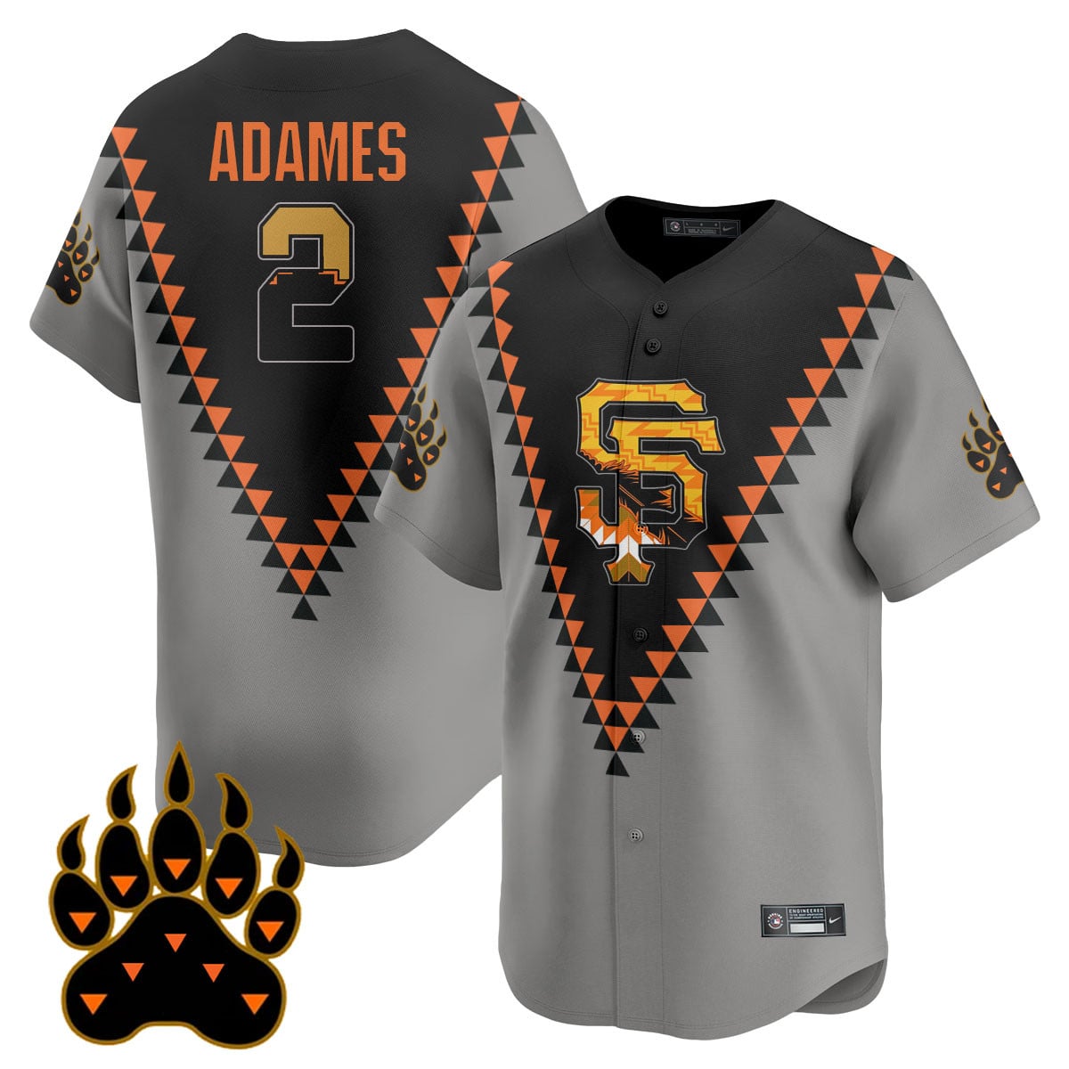 Giants Native Heritage Jersey - Adames Giants Native American Heritage