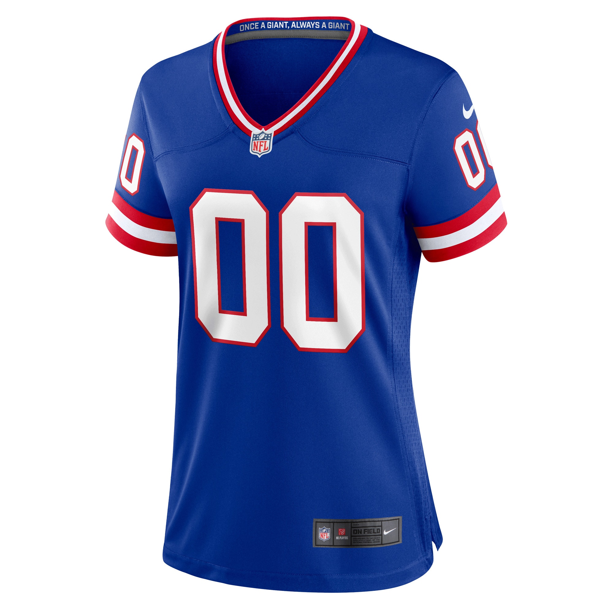 Alternative view of Giants Royal Blue Women’s Custom Jersey - Nike