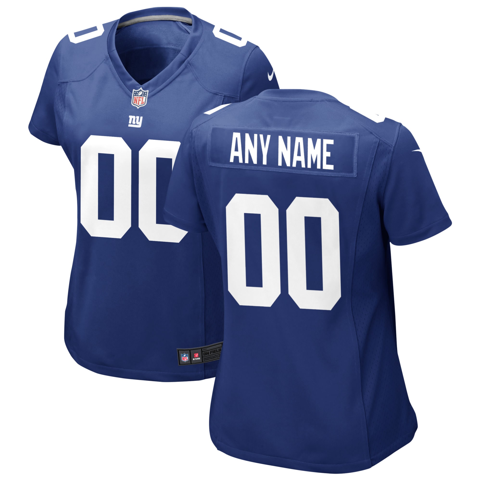 Giants Royal Personalized Jersey - Nike - Customize Now!