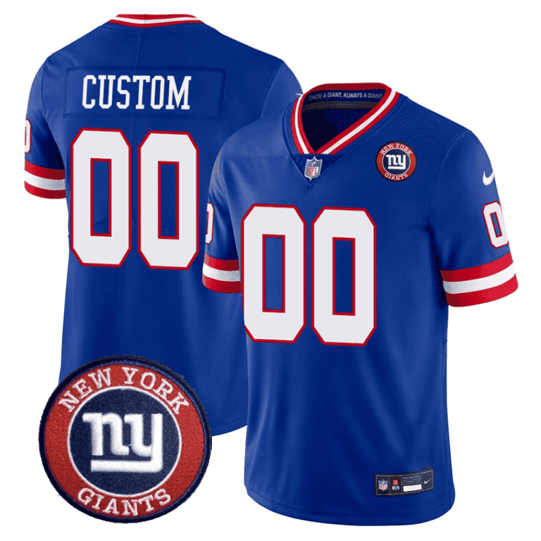 Alternative view of Giants White Throwback Jersey - Nike - Customizable