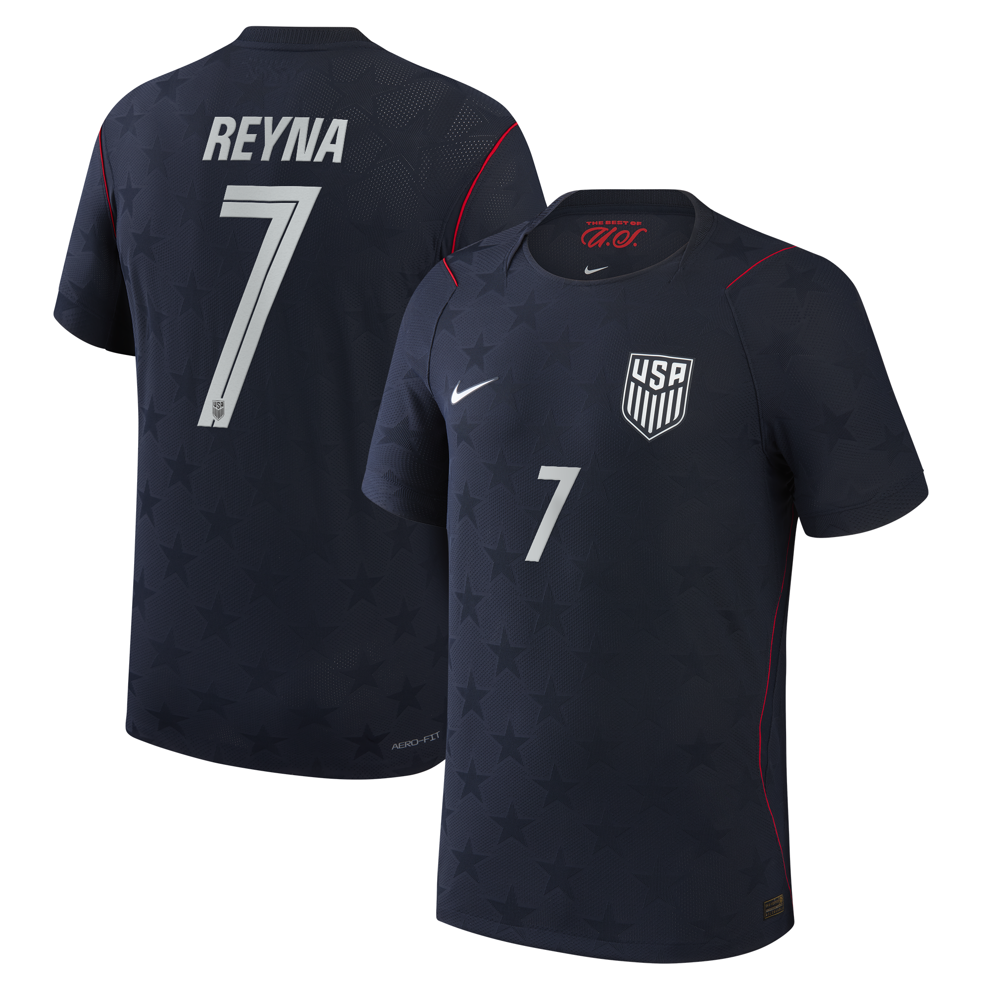 Giovanni Reyna USMNT 2026 Away Match Jersey - Blue