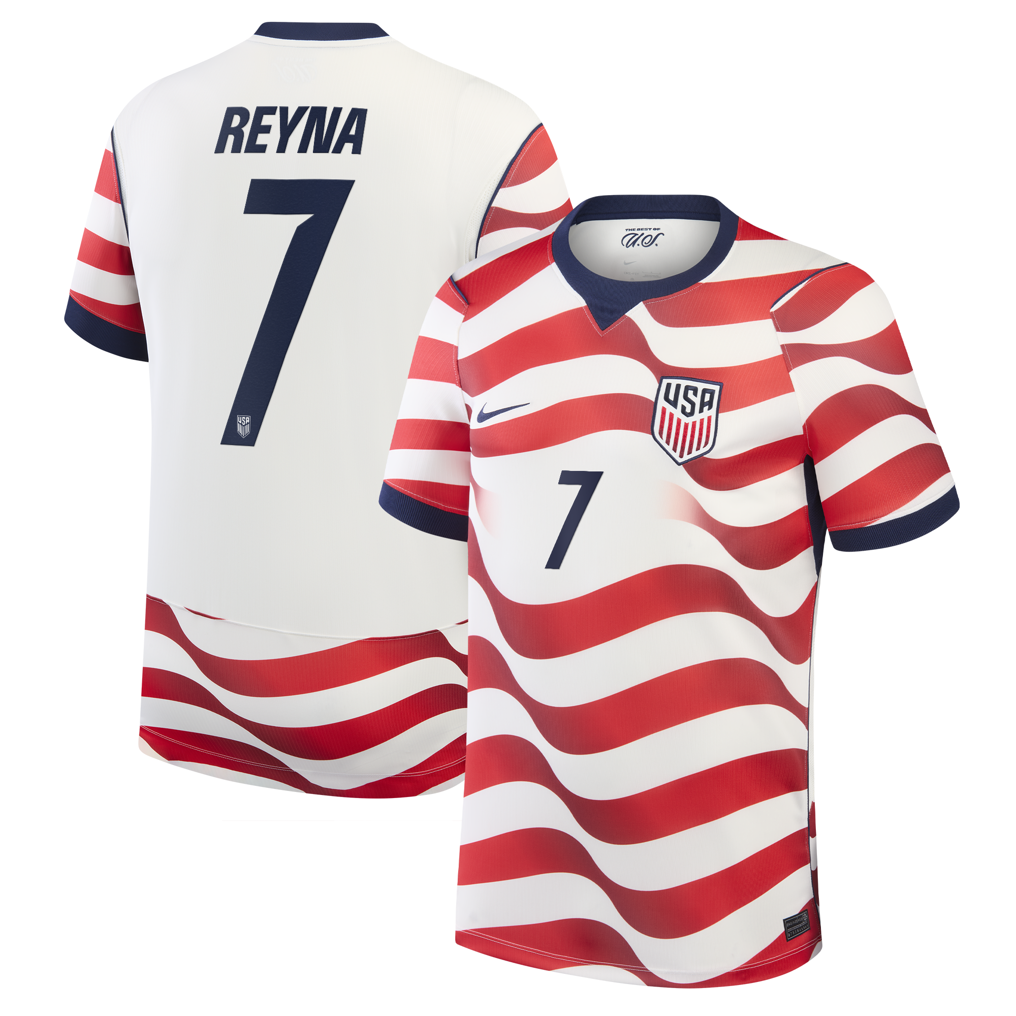 Giovanni Reyna USMNT 2026 Home Stadium Jersey - White