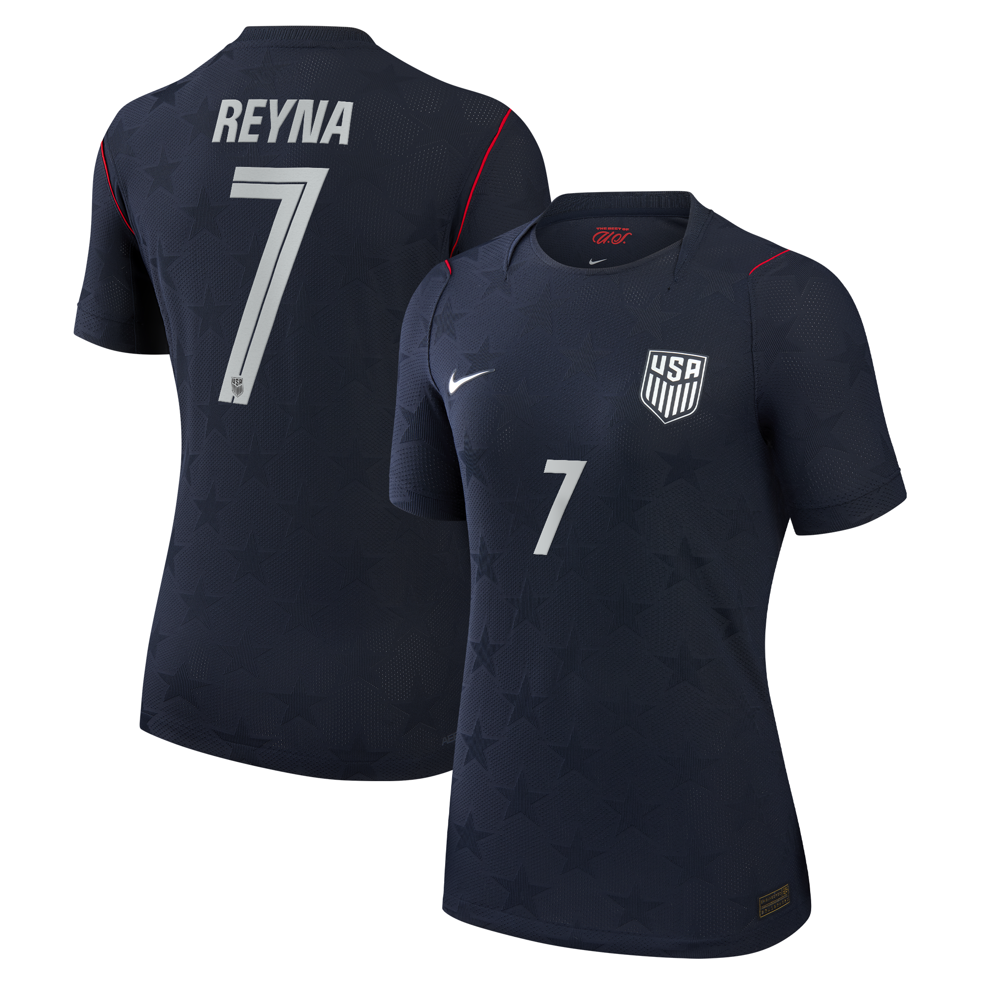 Giovanni Reyna USMNT Women's 2026 Away Match Jersey - Blue