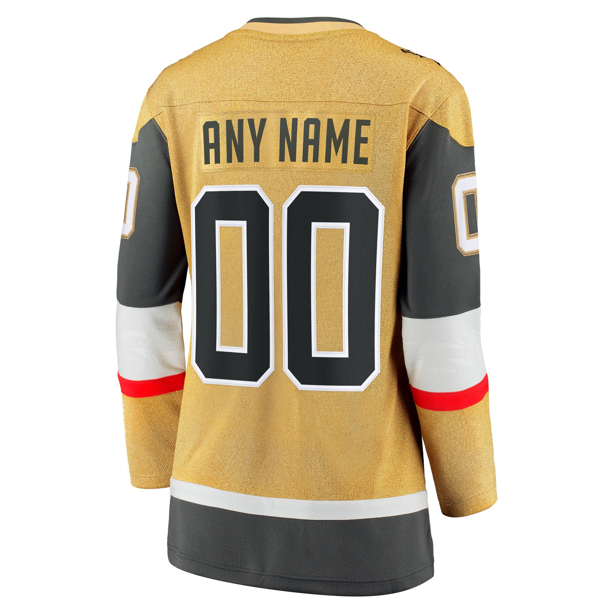 Alternative view of Golden Knights Custom Gold Jersey - Fanatics Vegas Golden Knights