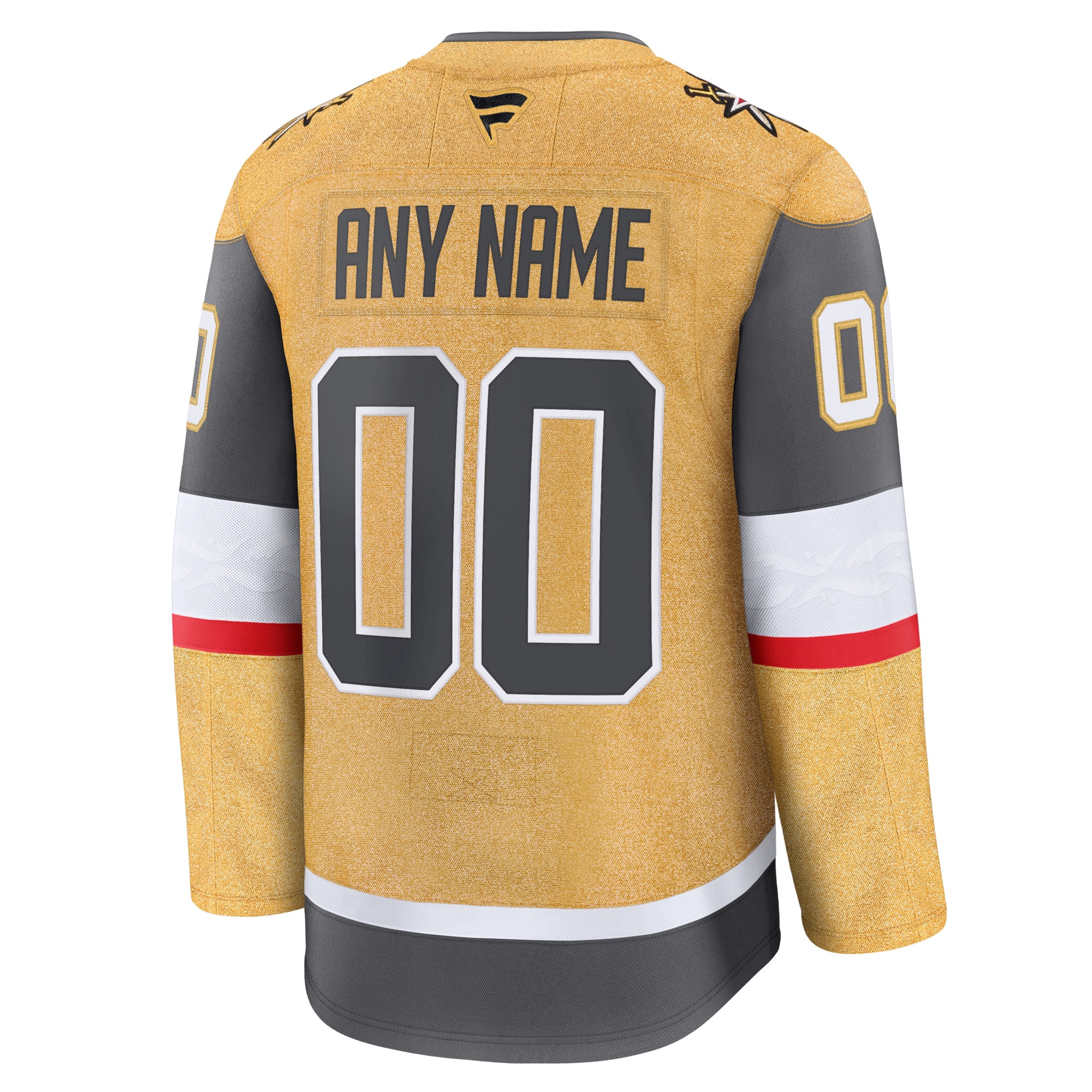Alternative view of Golden Knights Gold Jersey fanatics authentic - Fanatics Golden
