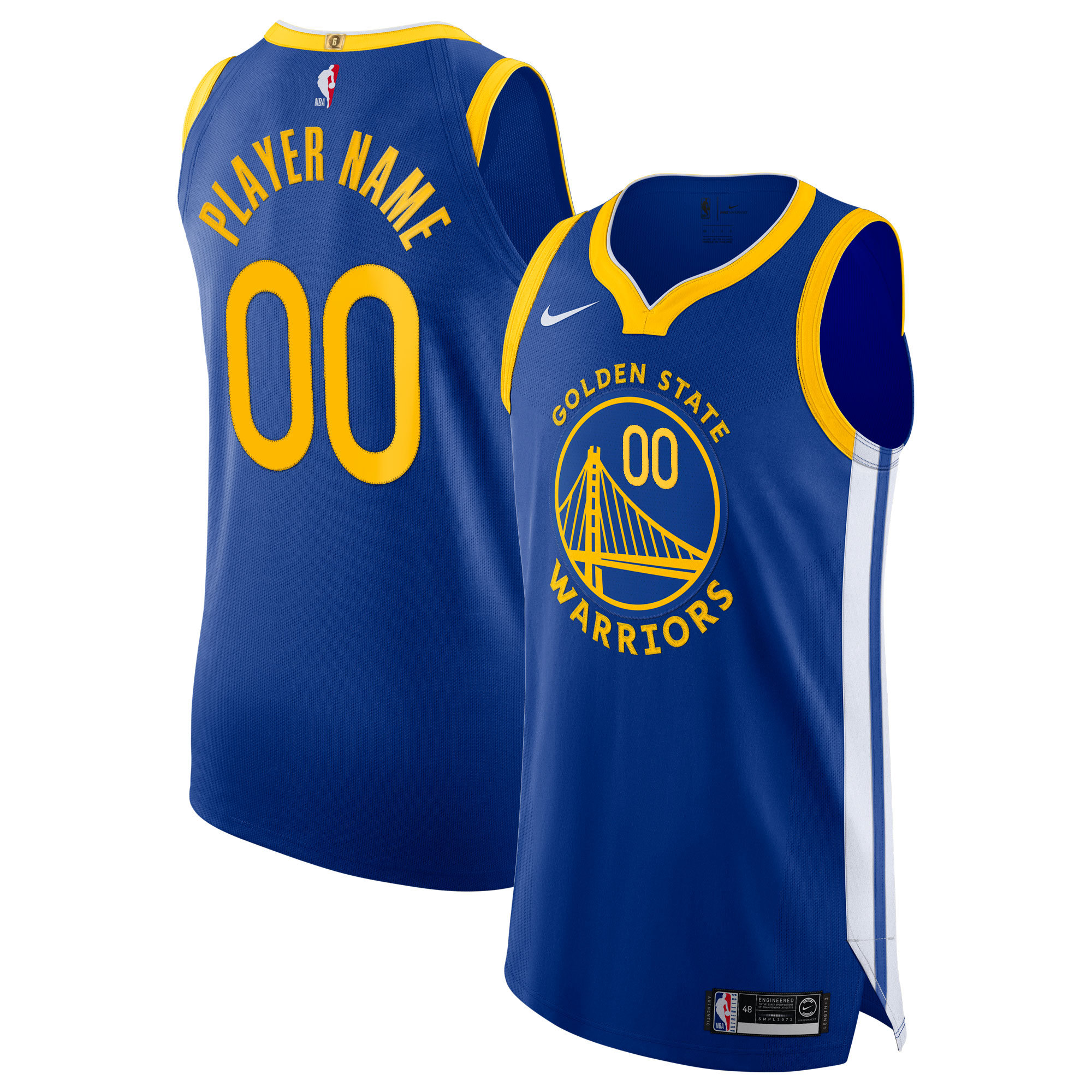 Golden State Warriors 2020/21 Custom Jersey Blue - Icon Edition