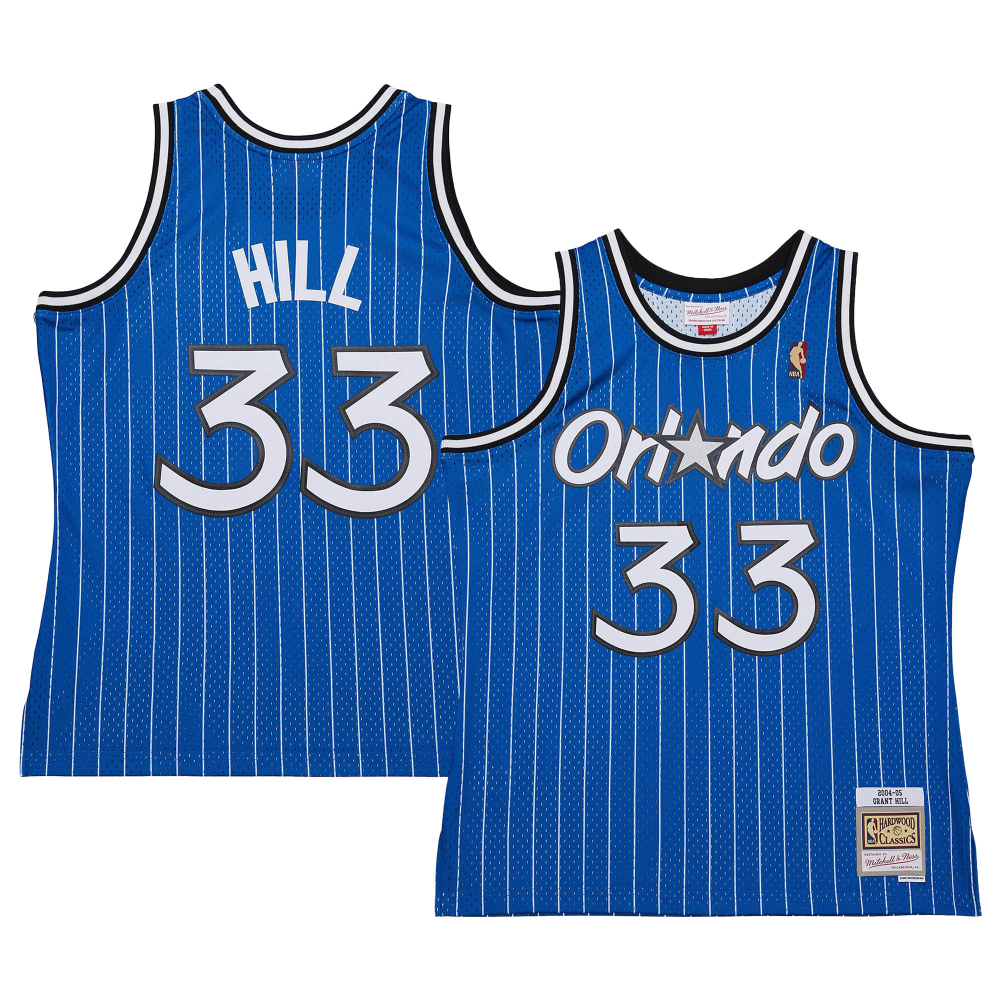 Grant Hill Orlando Magic 2004/05 Hardwood Classics Swingman Jersey - Blue