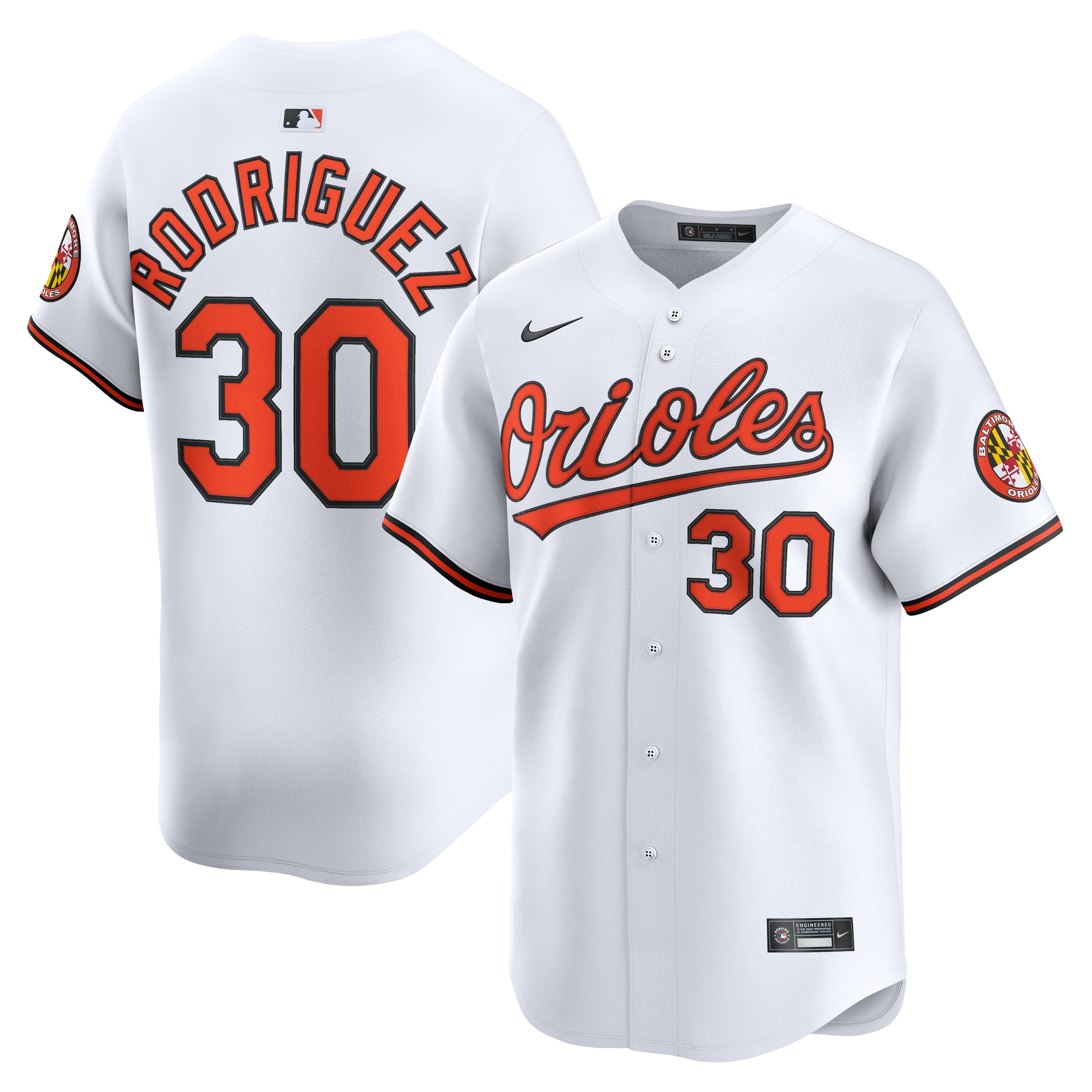 Grayson Rodriguez Baltimore Orioles Home Limited Player Jersey - White