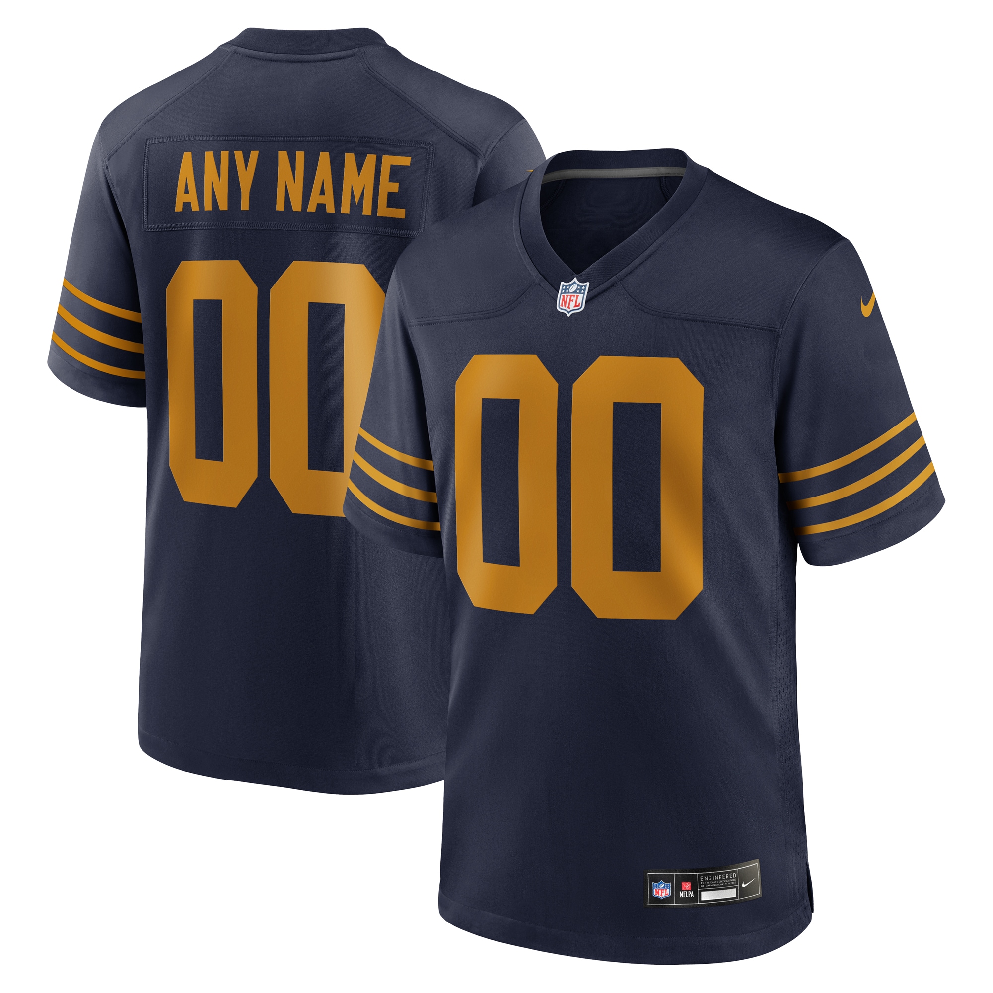 Green Bay Packers Youth The 1923 Classic Game Custom Jersey - Navy