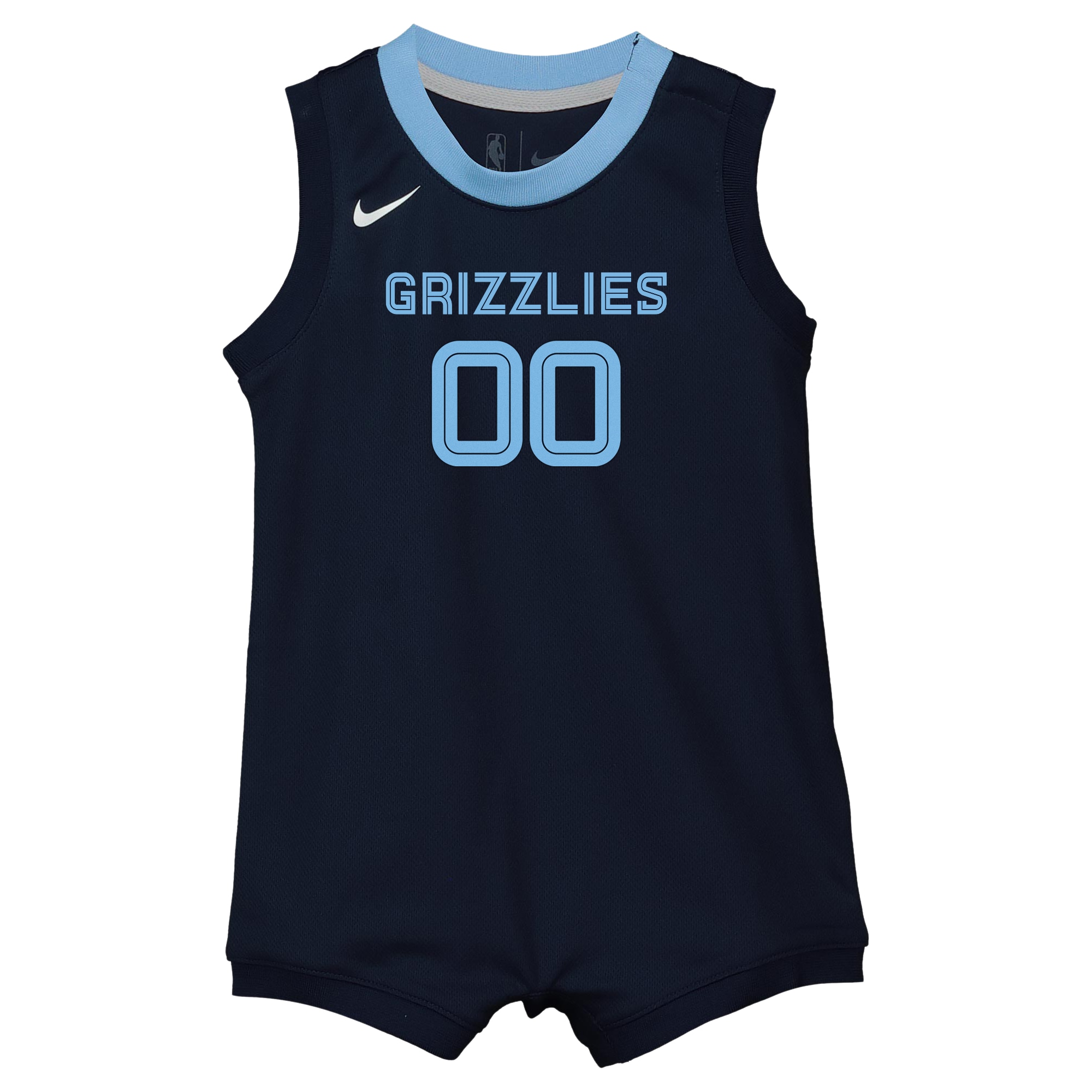 Alternative view of Grizzlies Baby Bodysuit Navy - Nike Grizzlies Baby Bodysuit