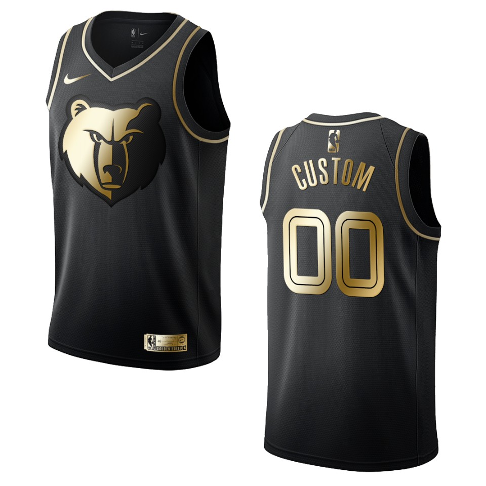 Grizzlies Golden Edition Jersey - Grizzlies Black Golden Edition