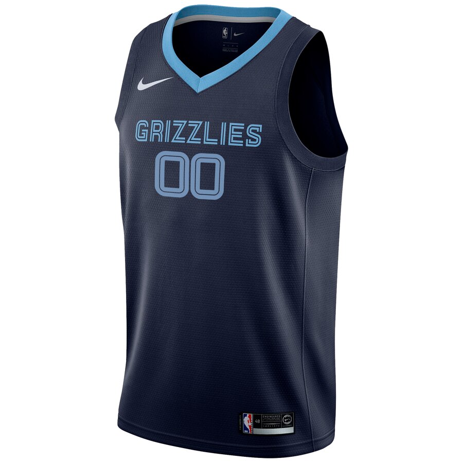 Alternative view of Grizzlies Navy Icon Custom Jersey - Nike - Personalized