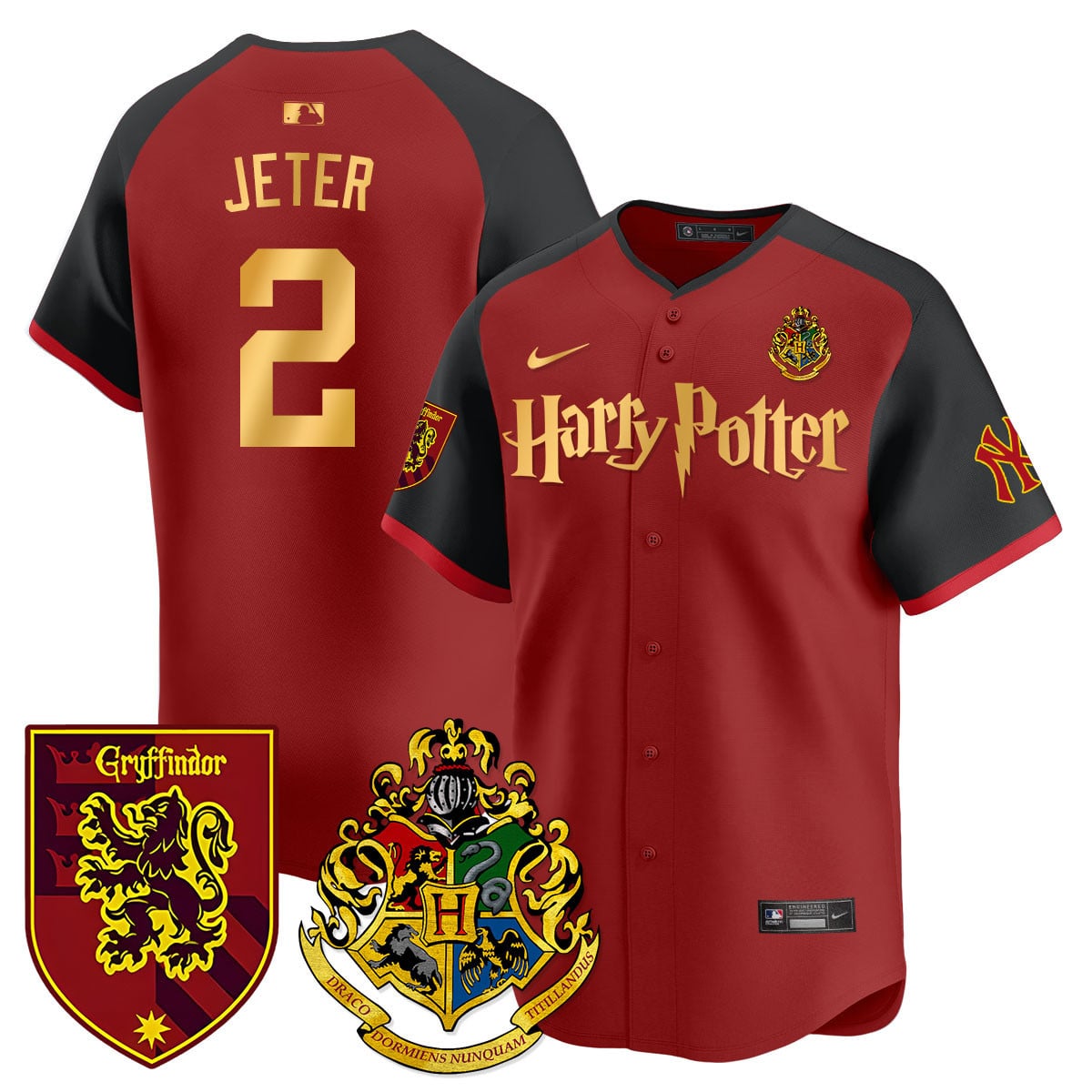 Alternative view of Gryffindor Baseball Jersey nike - Nike Harry Potter Gryffindor
