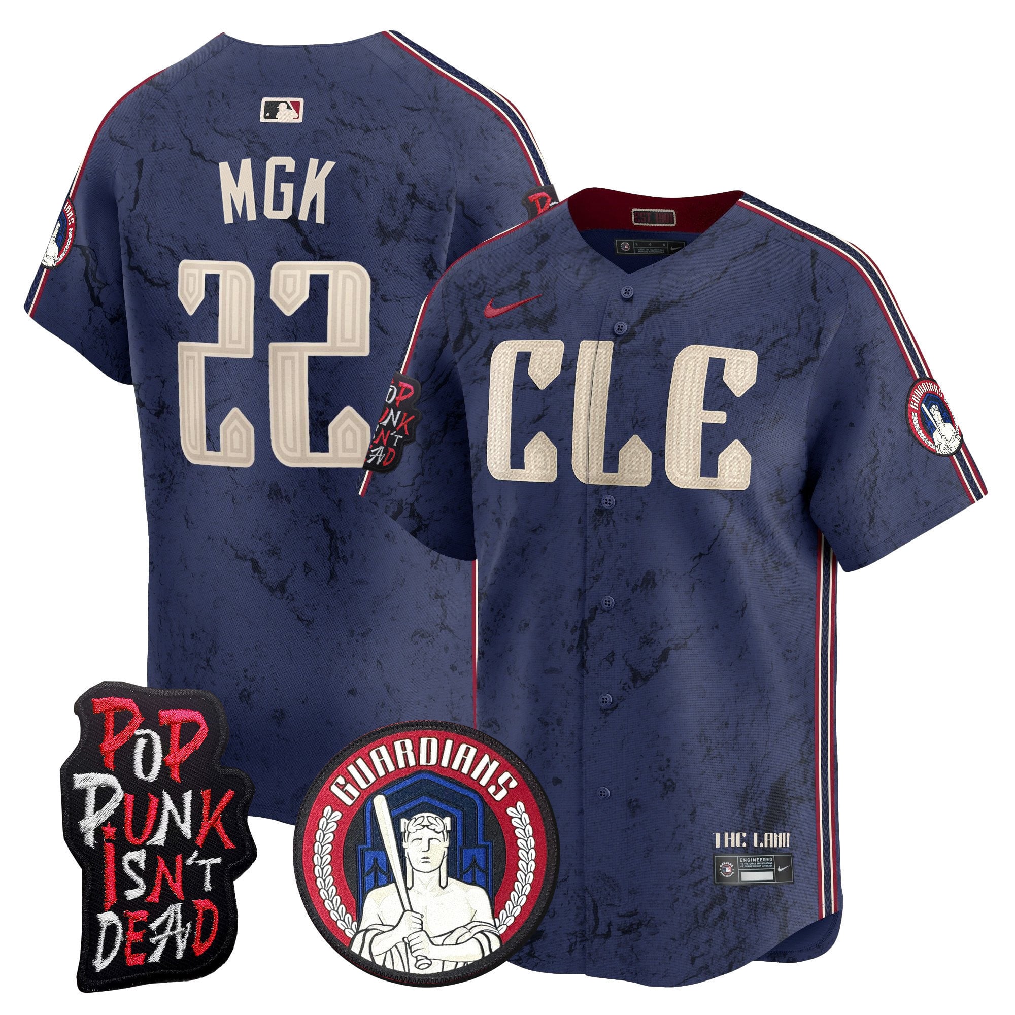 Guardians MGK #22 Jersey - Nike Guardians MGK #22 Navy Jersey - MLB