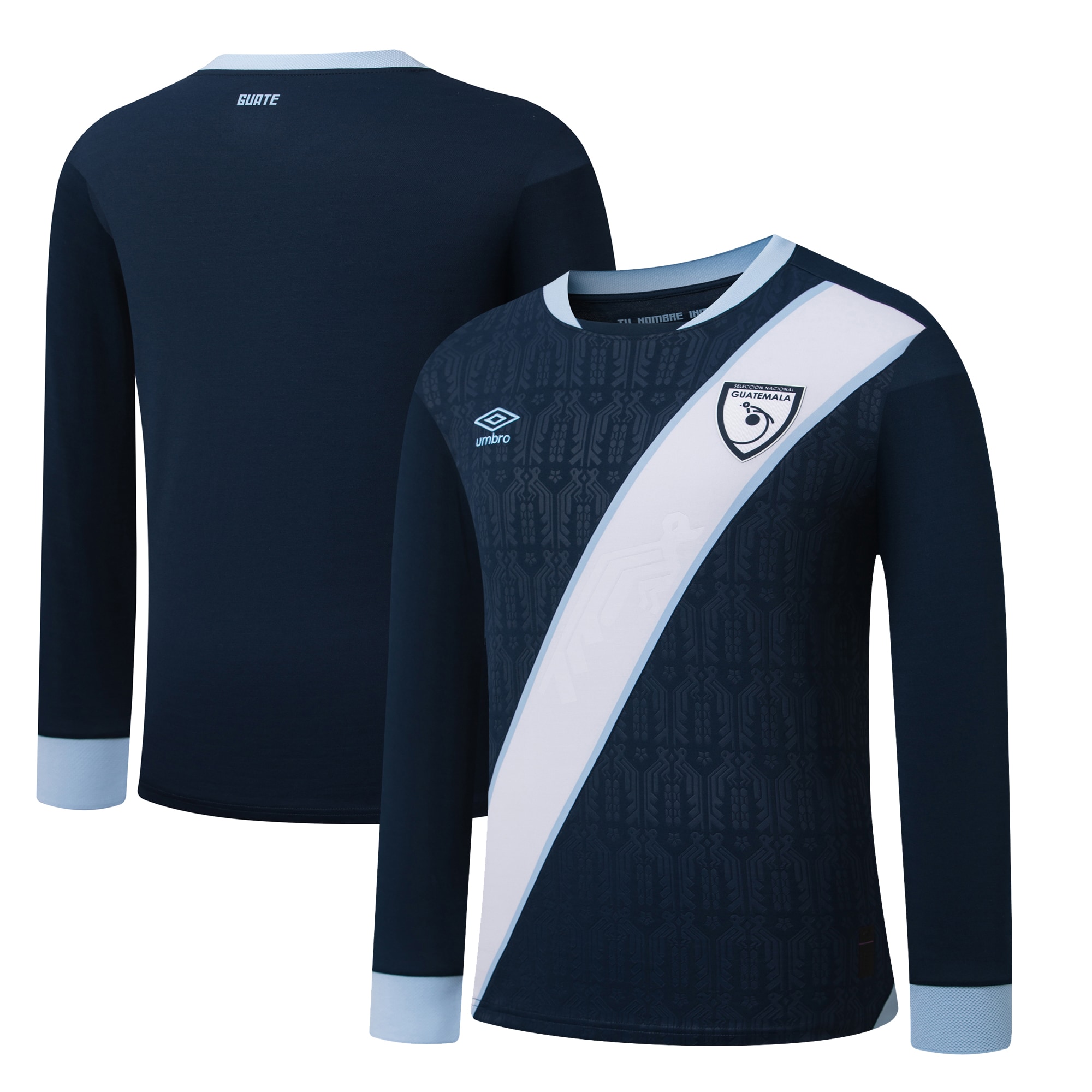 Guatemala National Team Umbro 2025 Away Long Sleeve Jersey