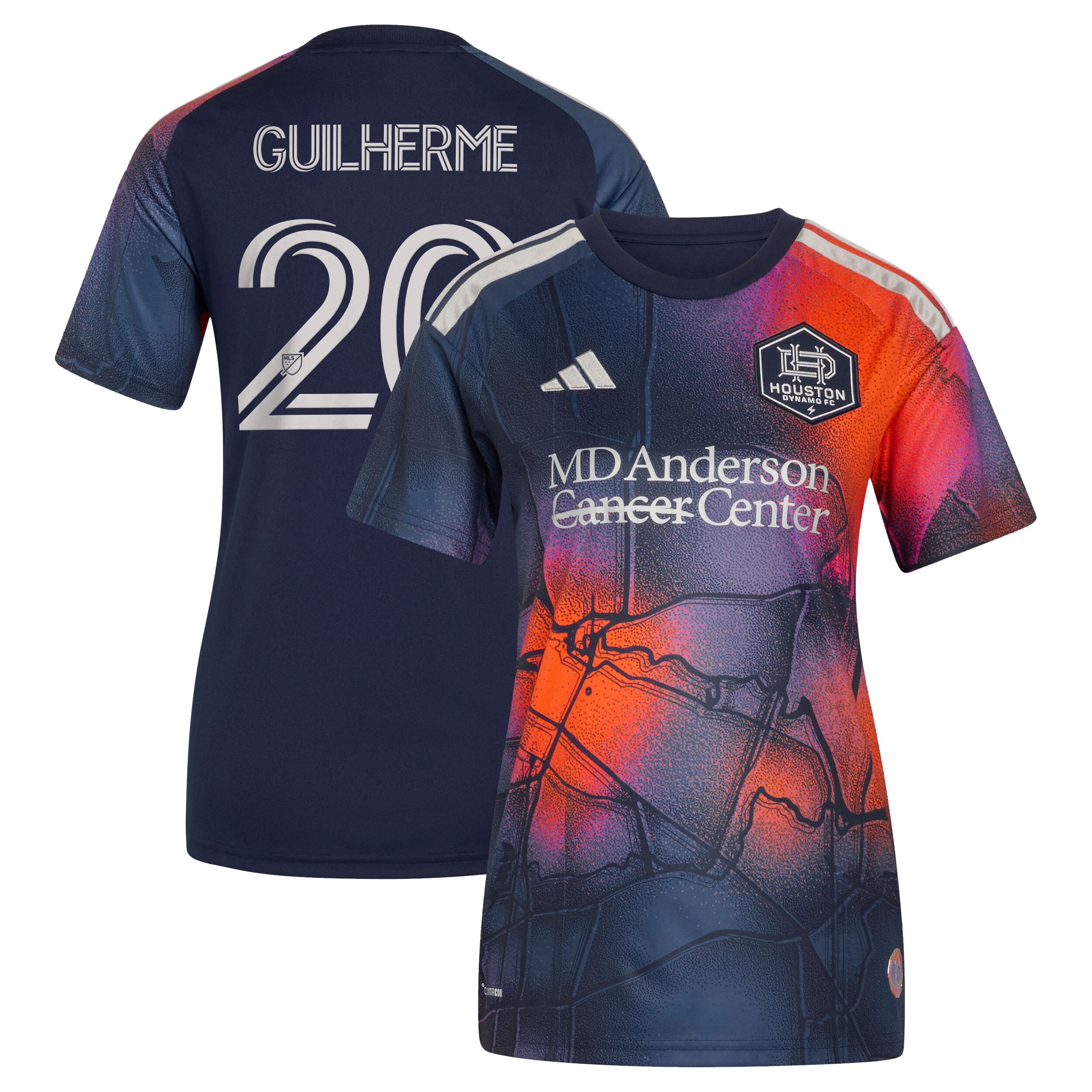 Guilherme Augusto Vieira dos Santos Houston Dynamo FC Women's 2026 Mission Control Jersey - Blue