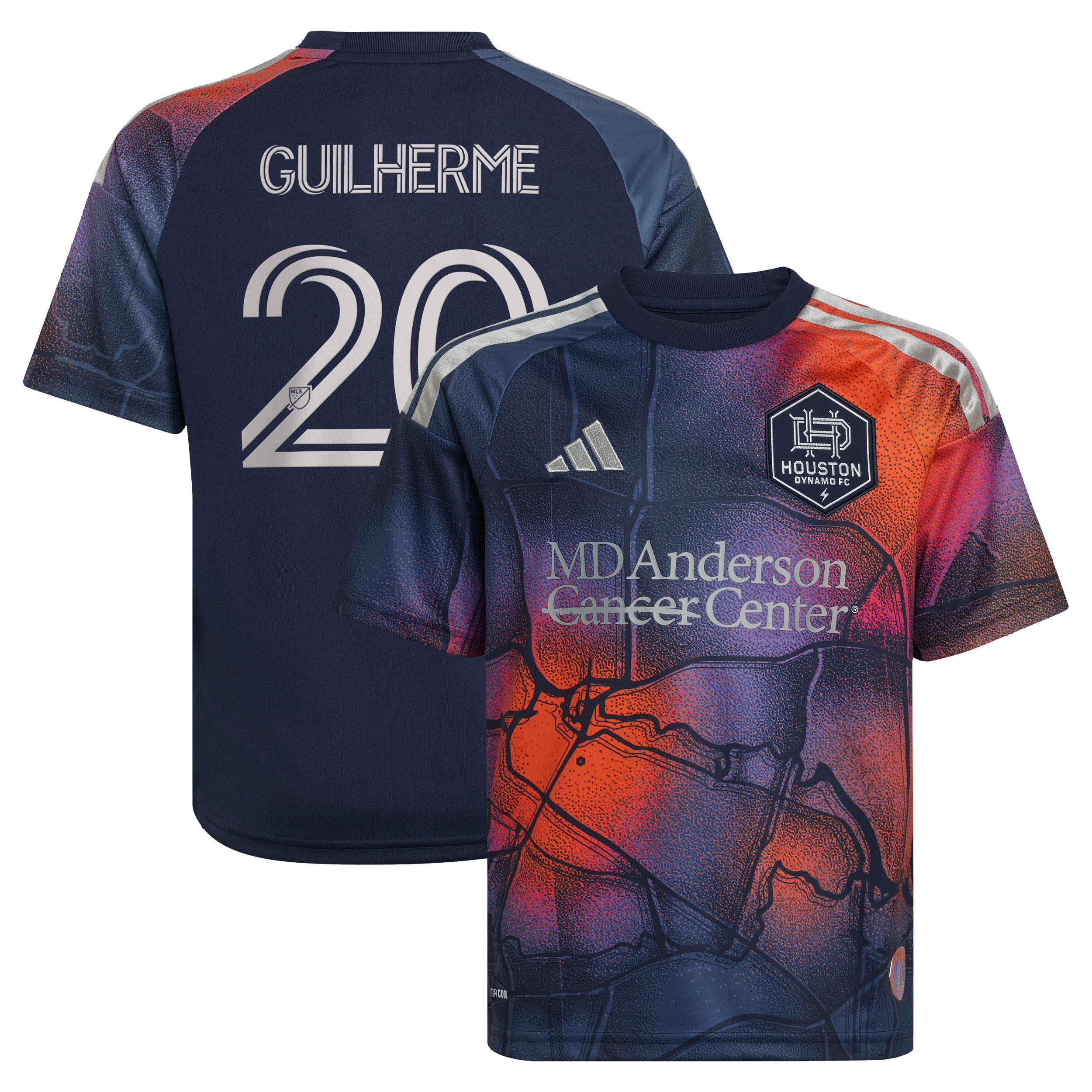 Guilherme Augusto Vieira dos Santos Houston Dynamo FC Youth 2026 Mission Control Jersey - Blue