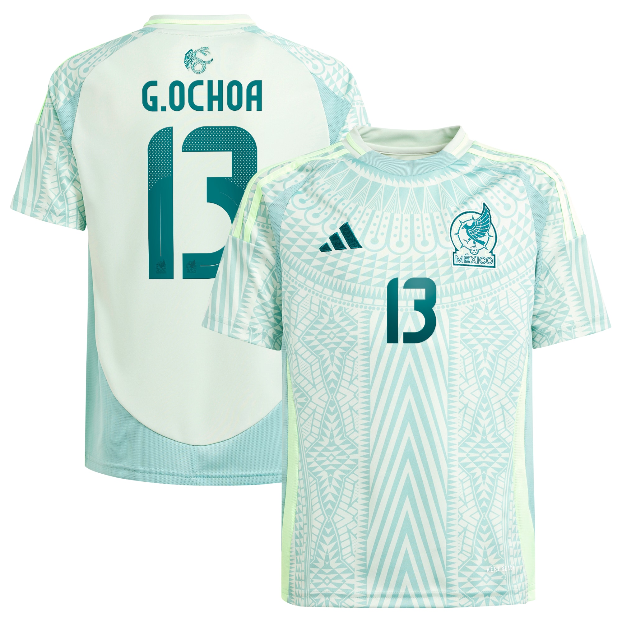 Guillermo Ochoa Mexico National Team Youth 2024 Away Player Jersey