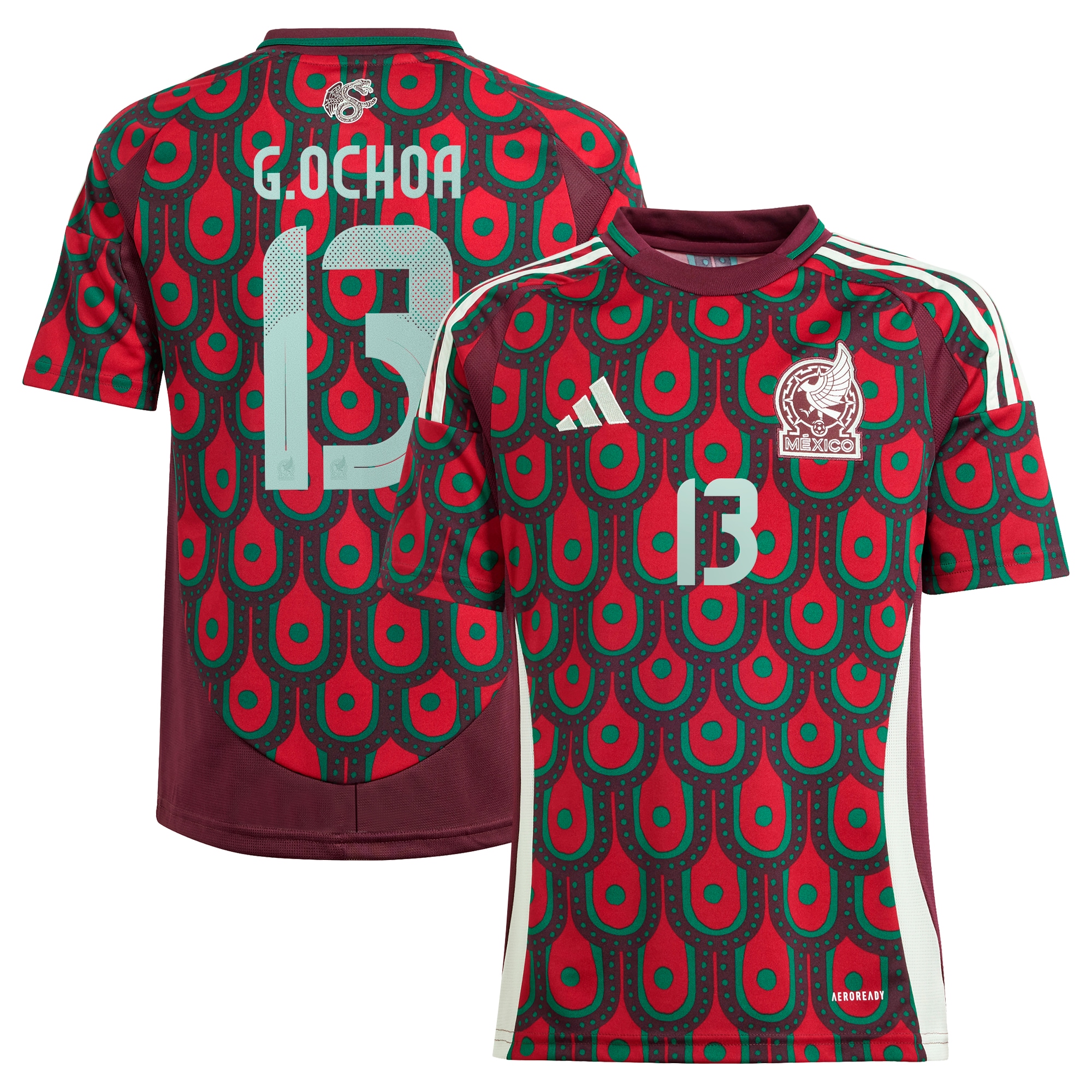 Guillermo Ochoa Mexico National Team Youth 2024 Home Player Jersey