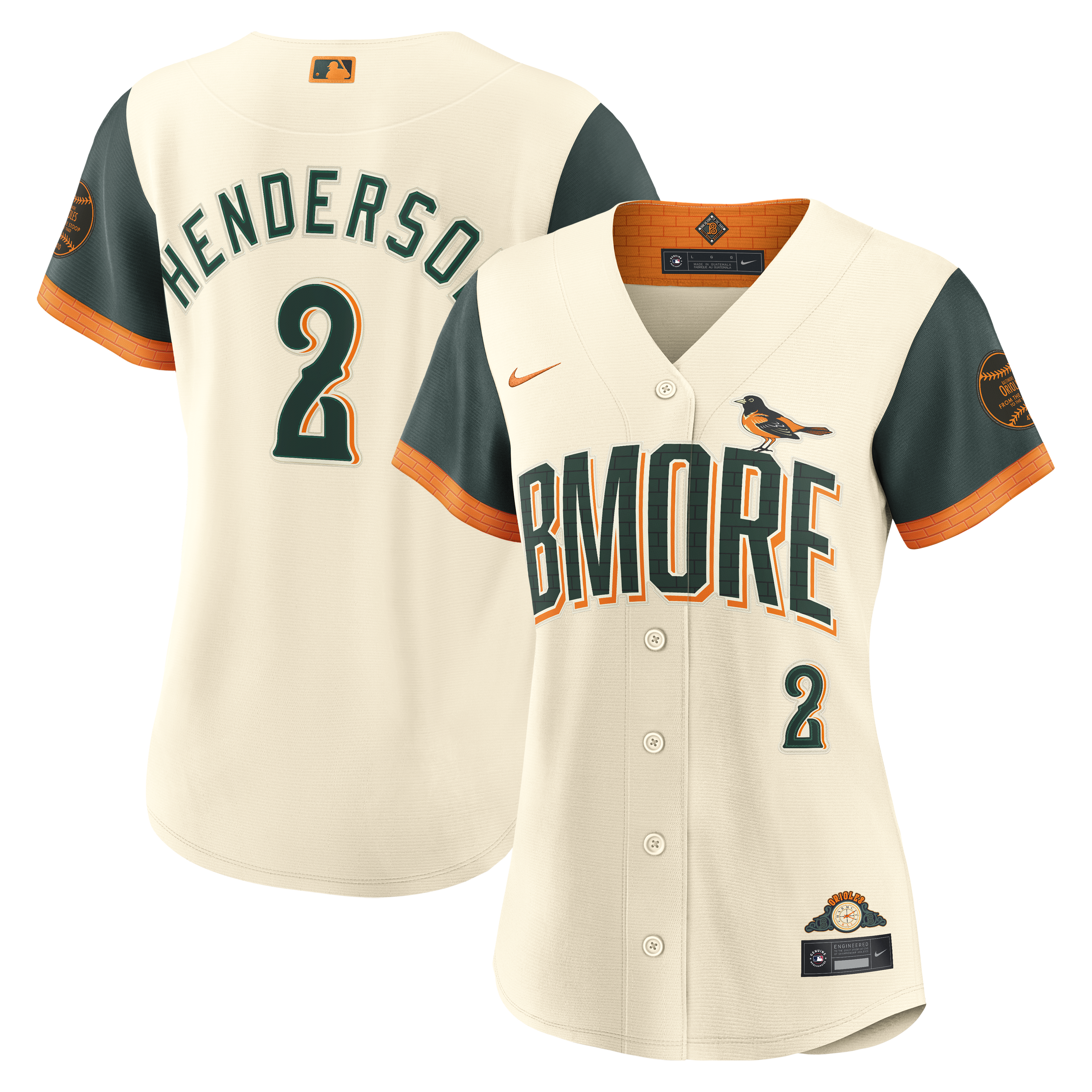 Gunnar Henderson Baltimore Orioles Women's 2026 City Connect Stadium Jersey - Natural