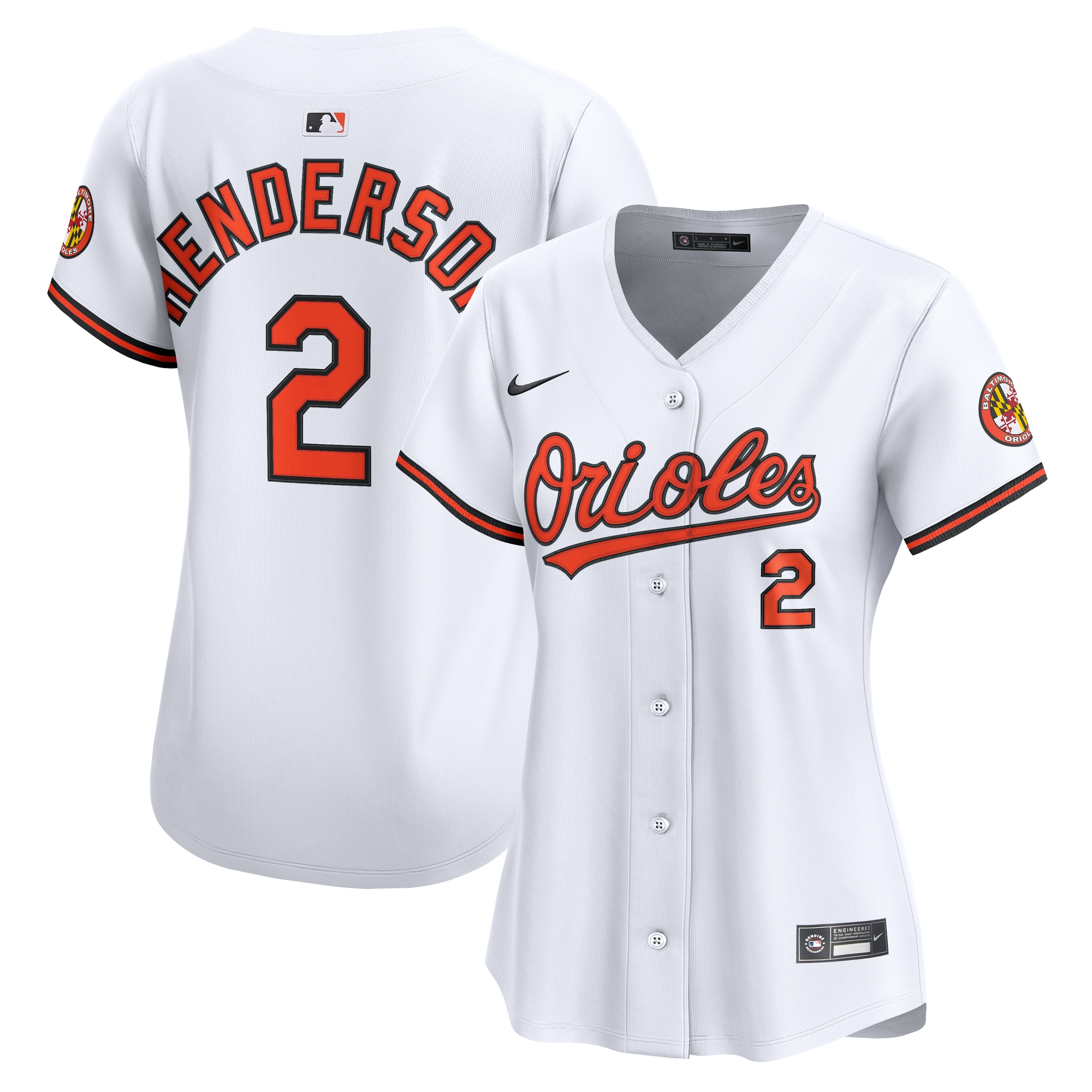 Gunnar Henderson Baltimore Orioles Women's Home Limited Player Jersey - White