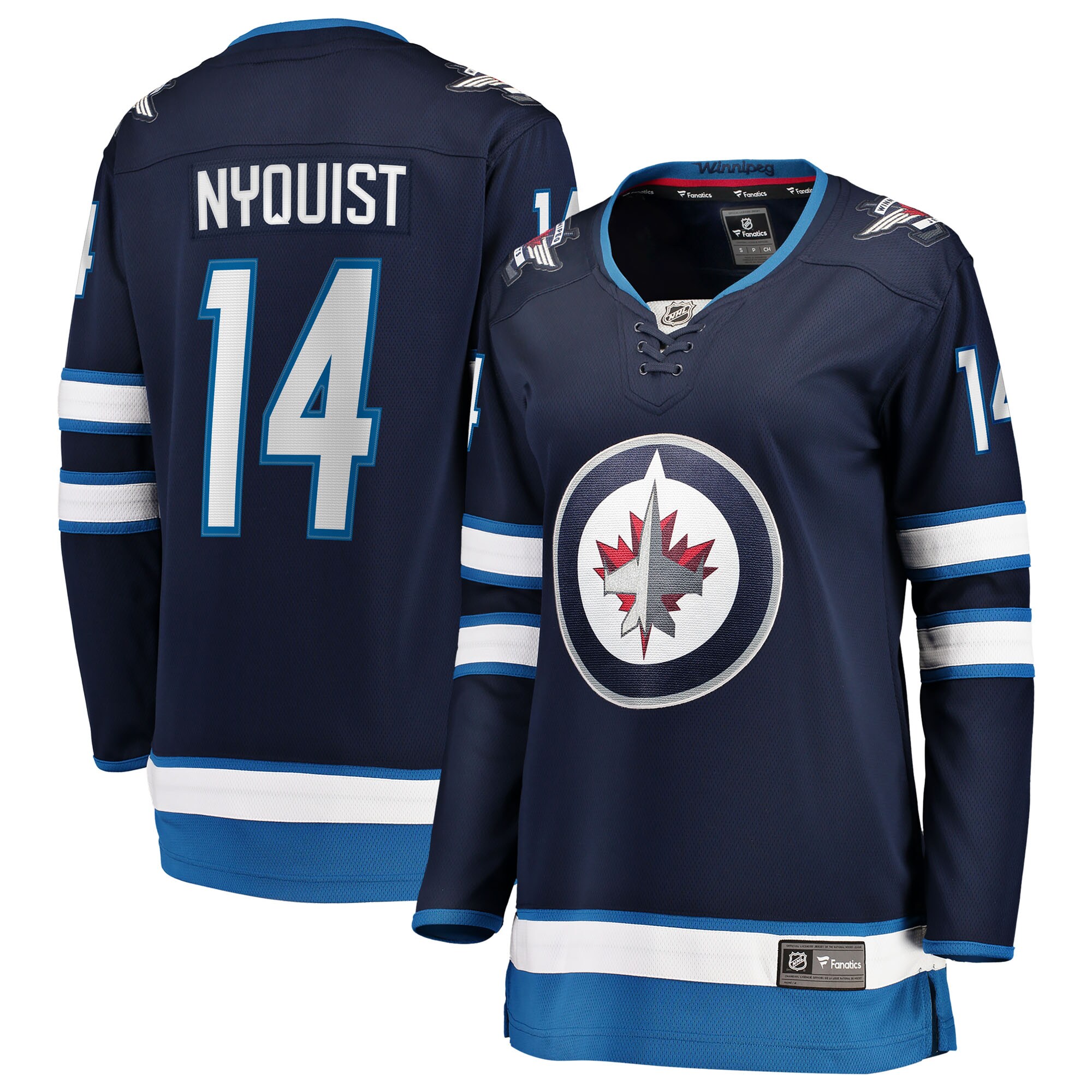 Gustav Nyquist Winnipeg Jets Fanatics Women's Home Breakaway Jersey - Navy