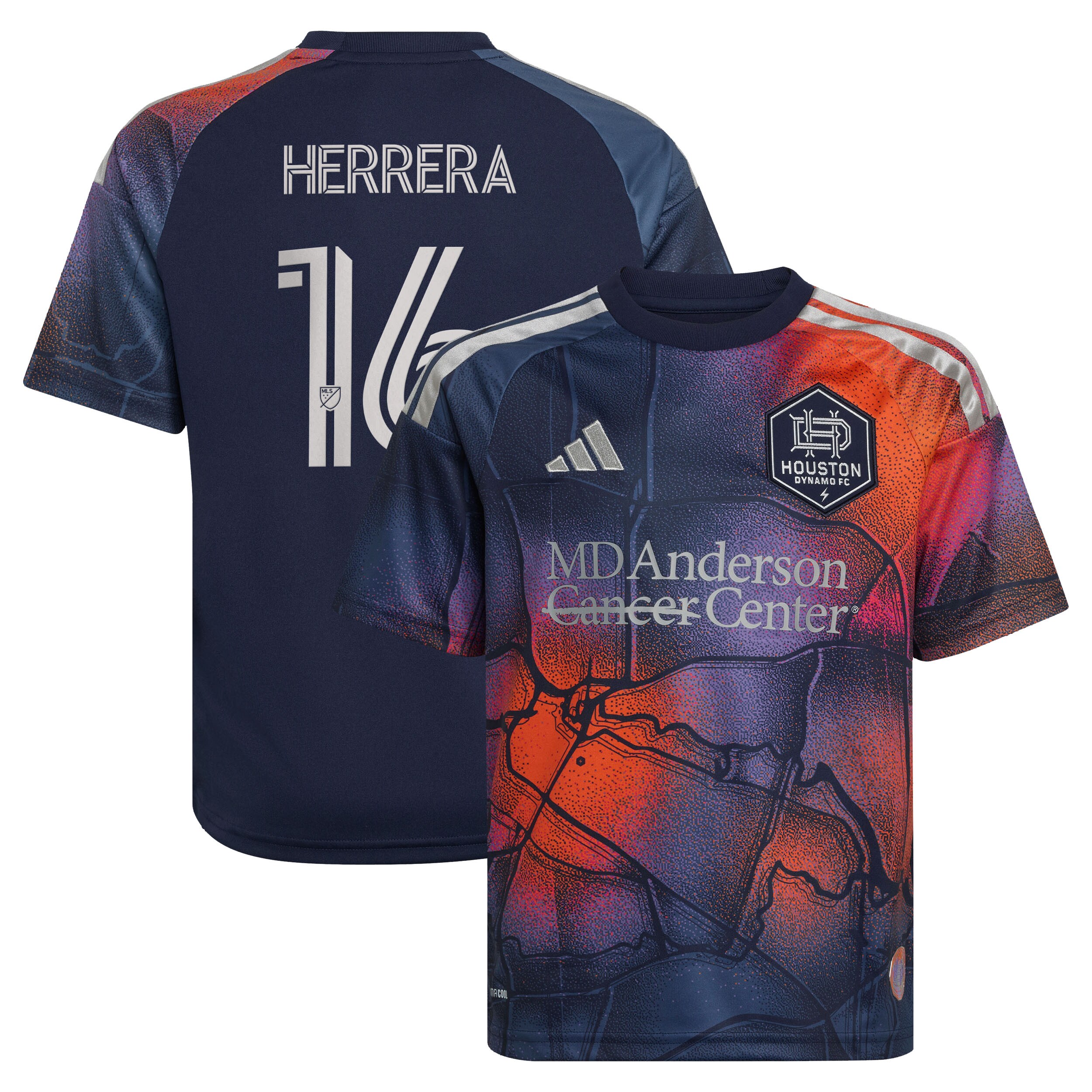 Héctor Herrera Houston Dynamo FC Youth 2026 Mission Control Jersey - Blue