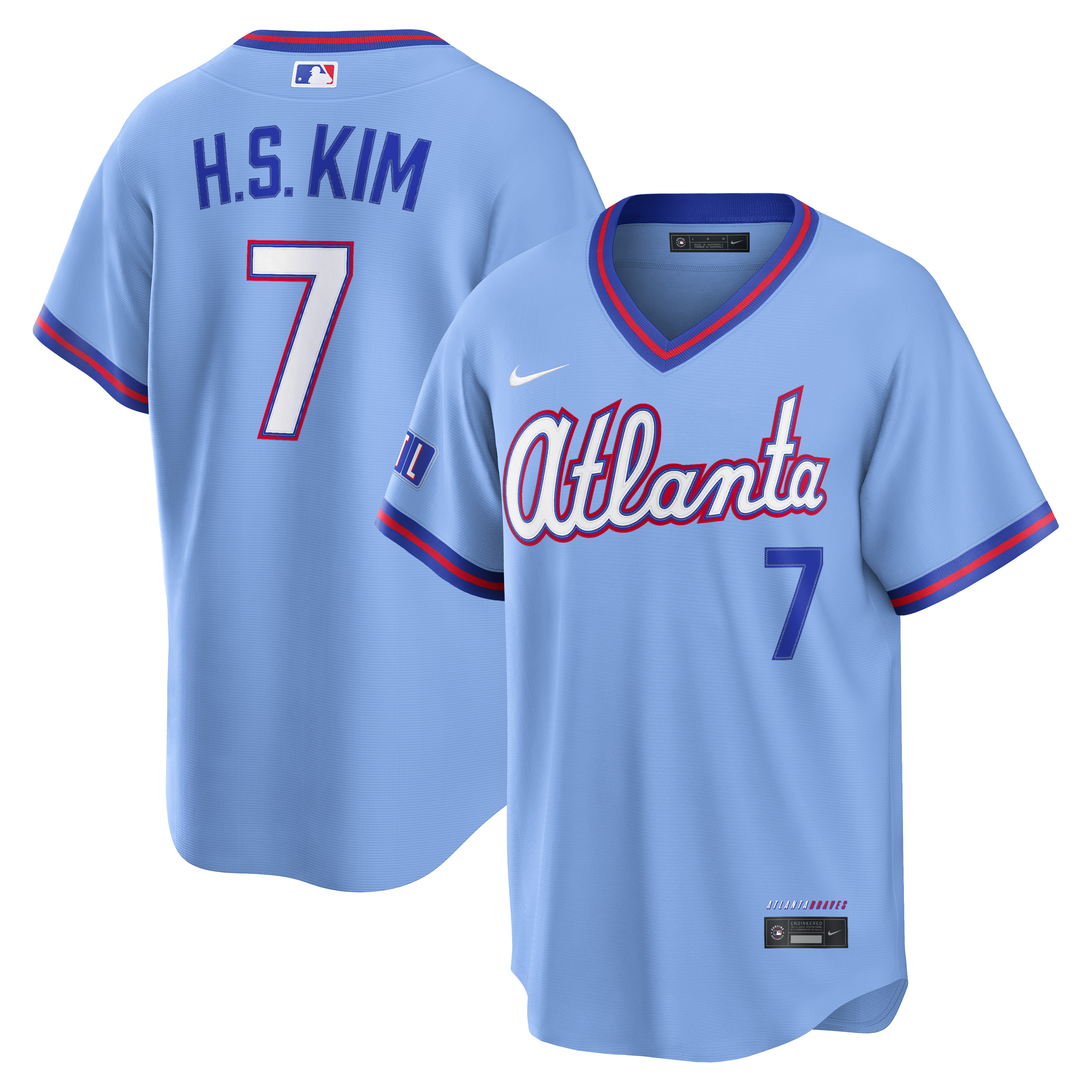 Ha-Seong Kim Atlanta Braves 2026 City Connect Stadium Jersey - Powder Blue