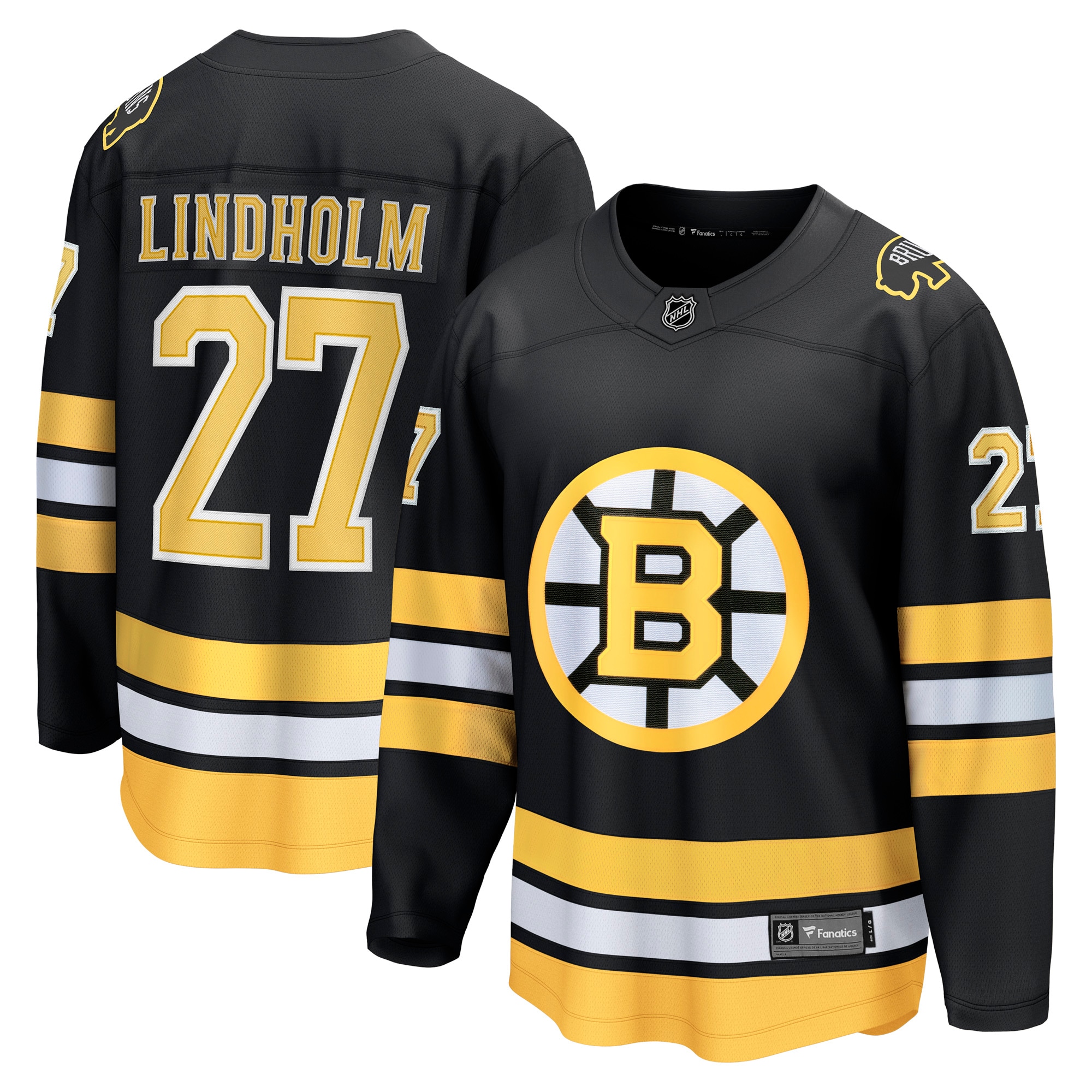 Hampus Lindholm Boston Bruins Fanatics Home Breakaway Player Jersey - Black