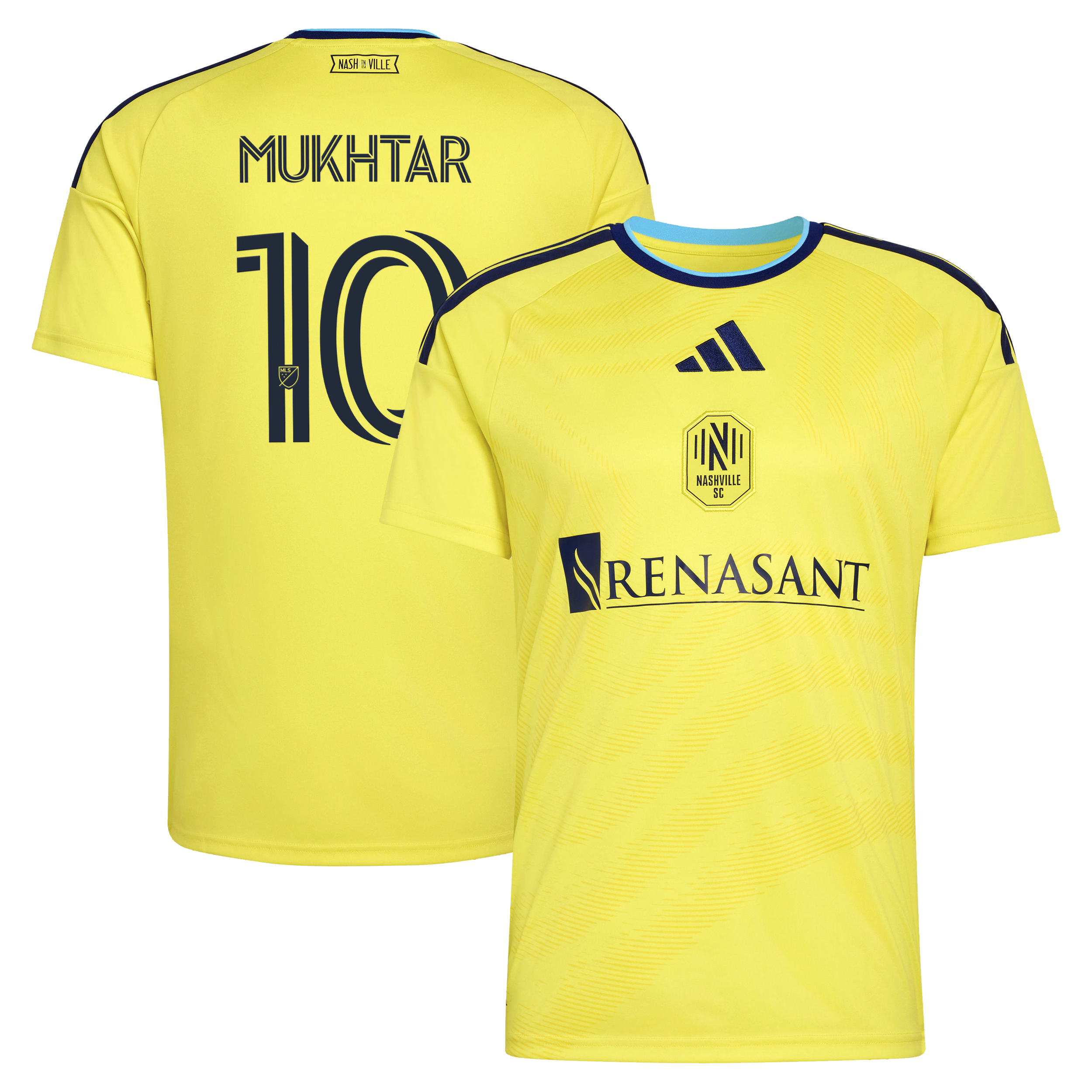 Hany Mukhtar Nashville SC 2026 The Reverb Kit Jersey - Yellow