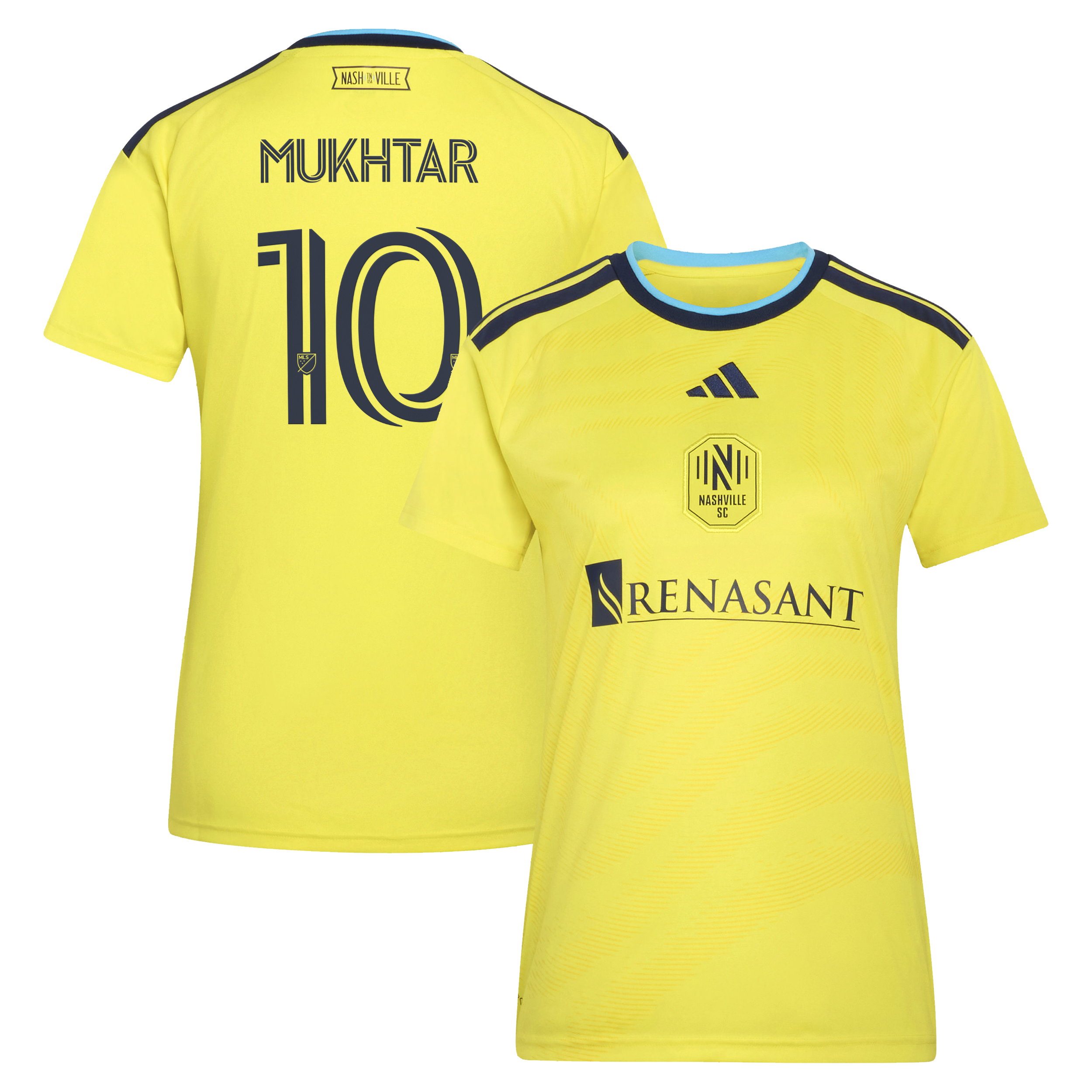 Hany Mukhtar Nashville SC Women's 2026 The Reverb Kit Jersey - Yellow