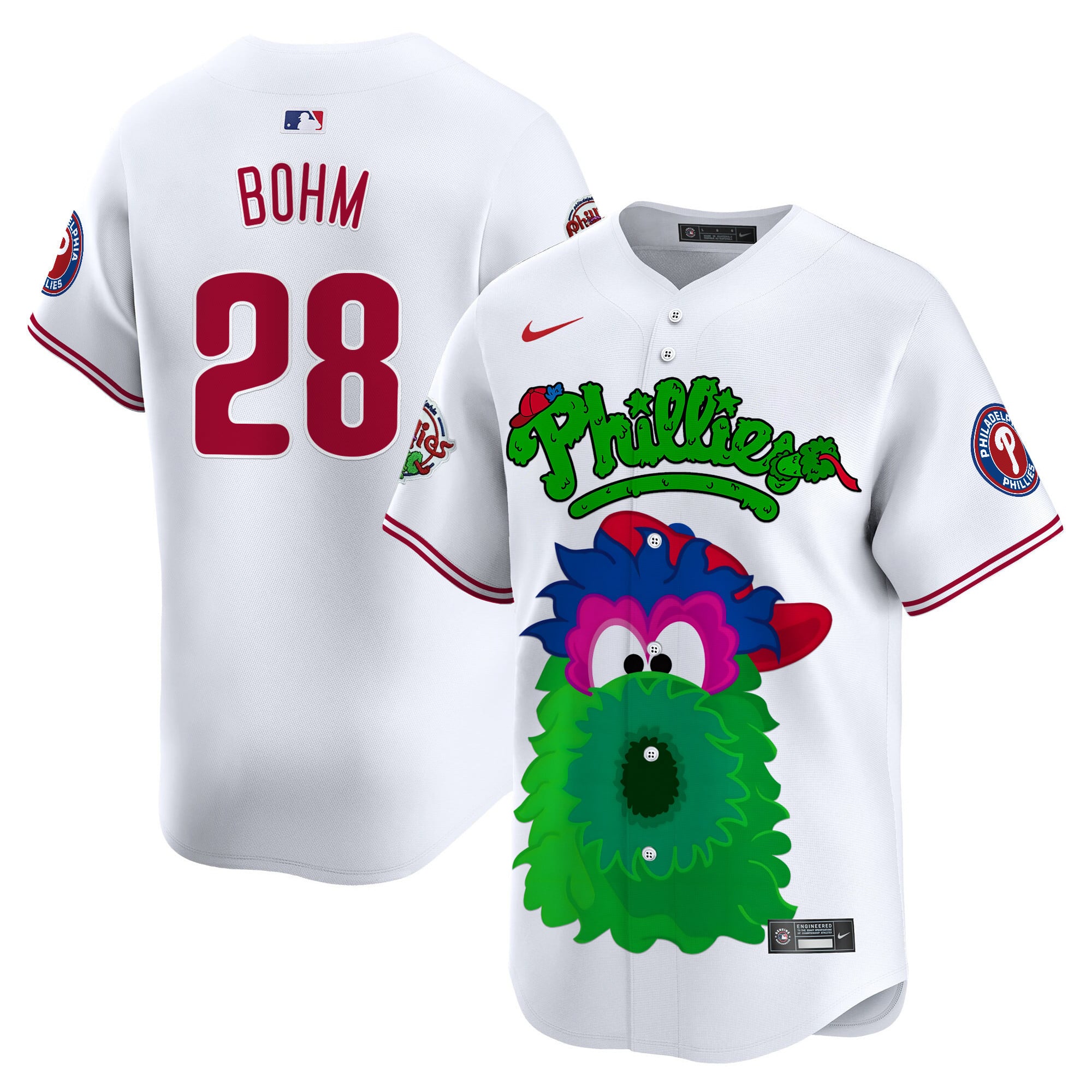 Alternative view of Harper Phillies City Connect Jersey - Nike - White Mascot Edition