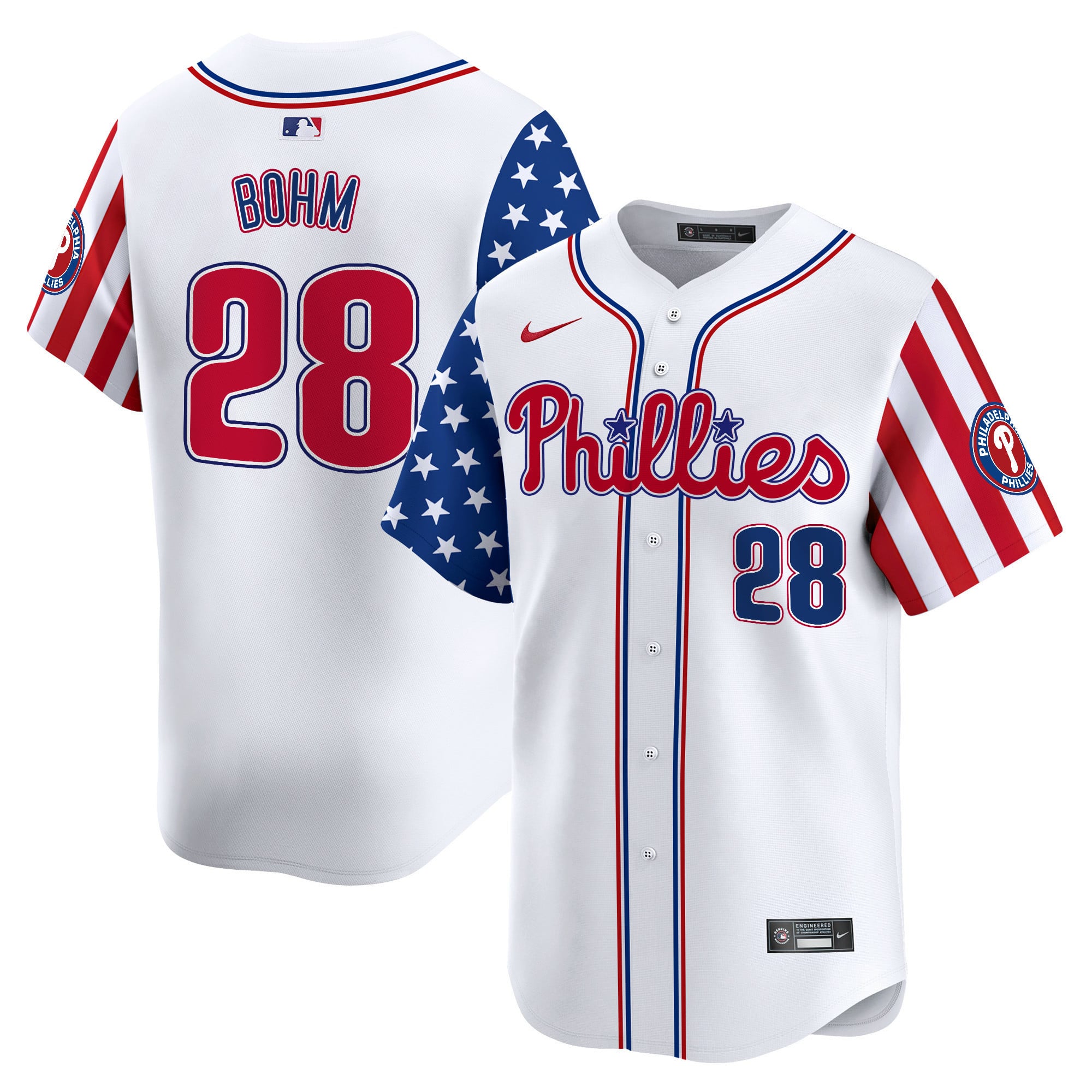 Alternative view of Harper Phillies Stars Stripes Jersey - Nike Harper Phillies Jersey
