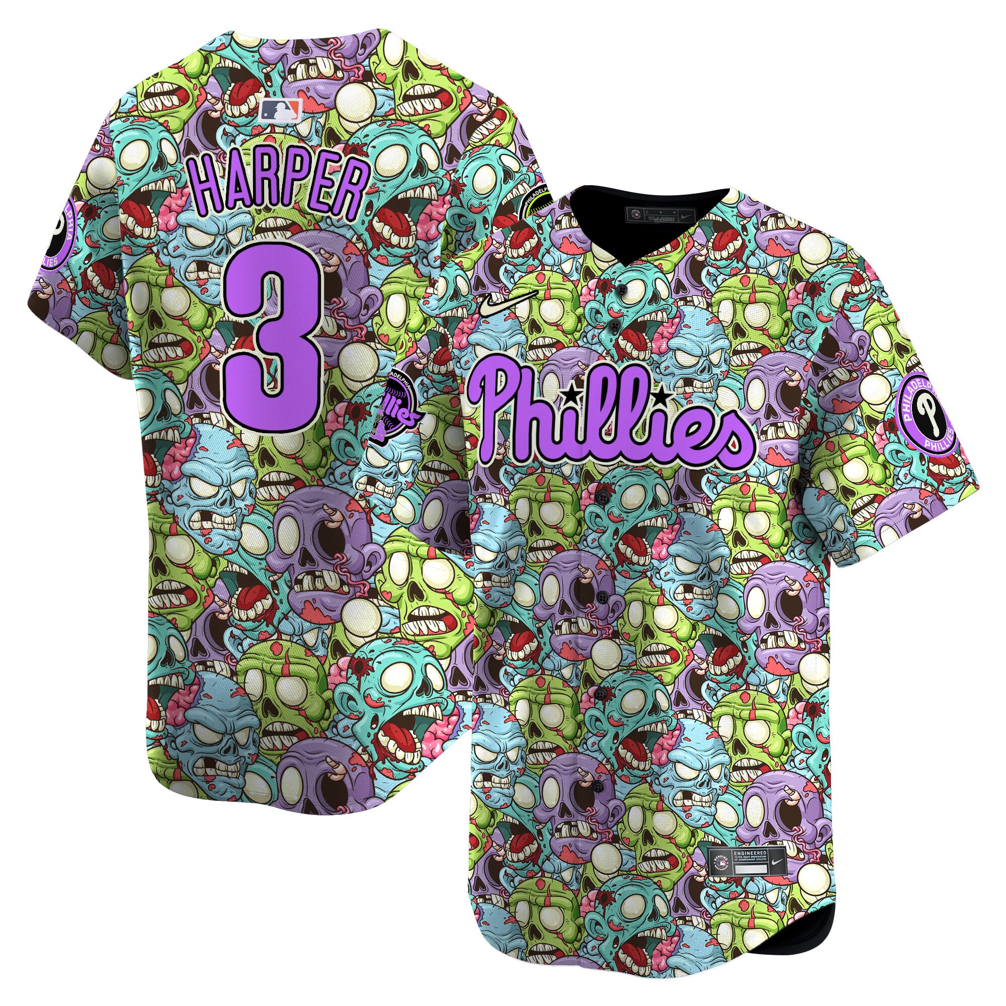 Harper Phillies Zombie Jersey - Nike - Limited Edition