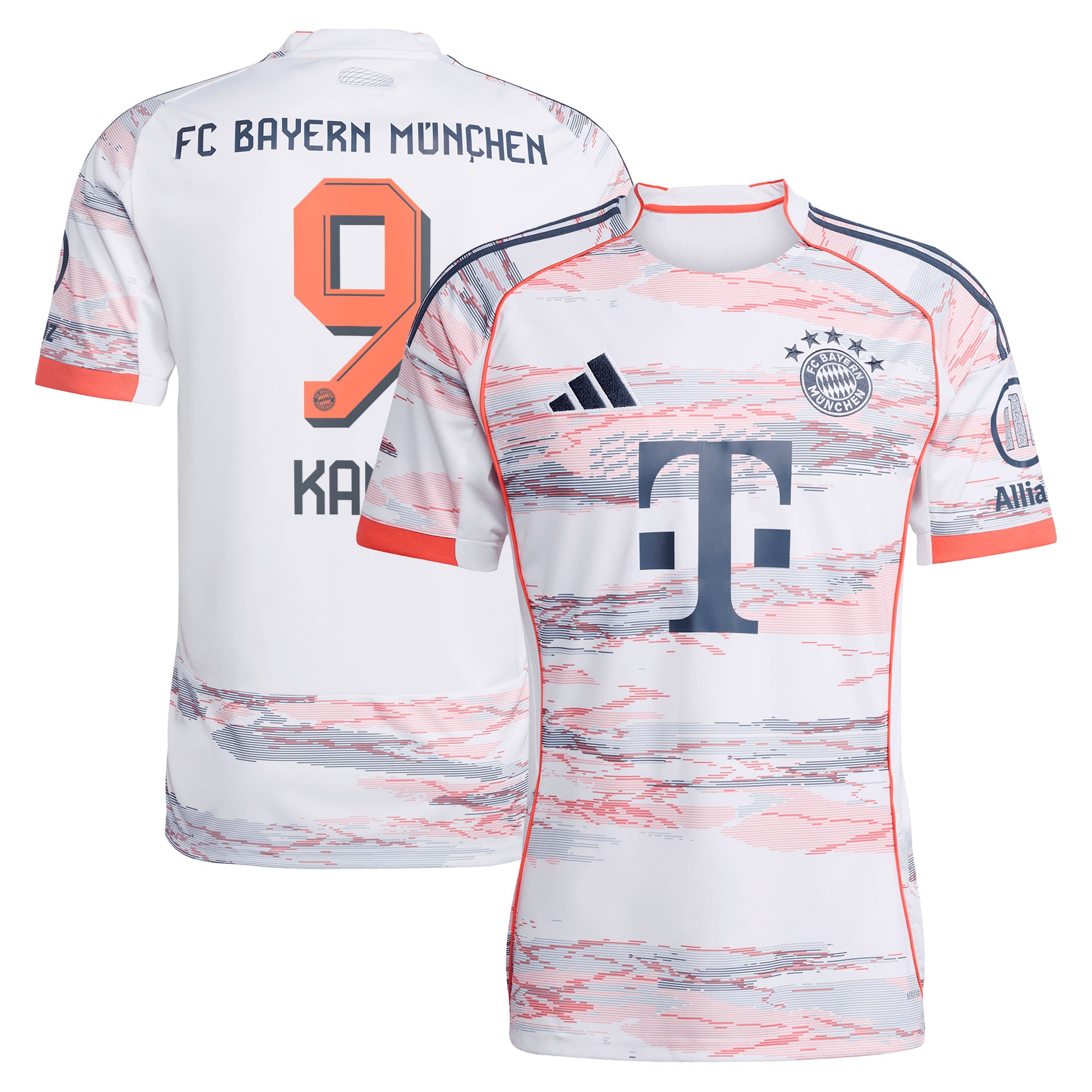 Harry Kane Bayern Munich 2025/26 Away Player Jersey - White