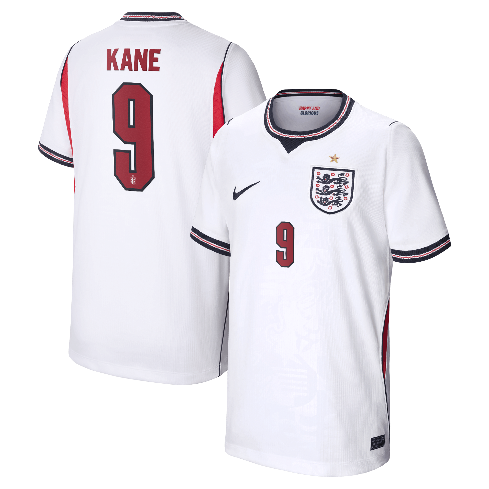 Harry Kane England National Team Youth 2026 Home Stadium Jersey