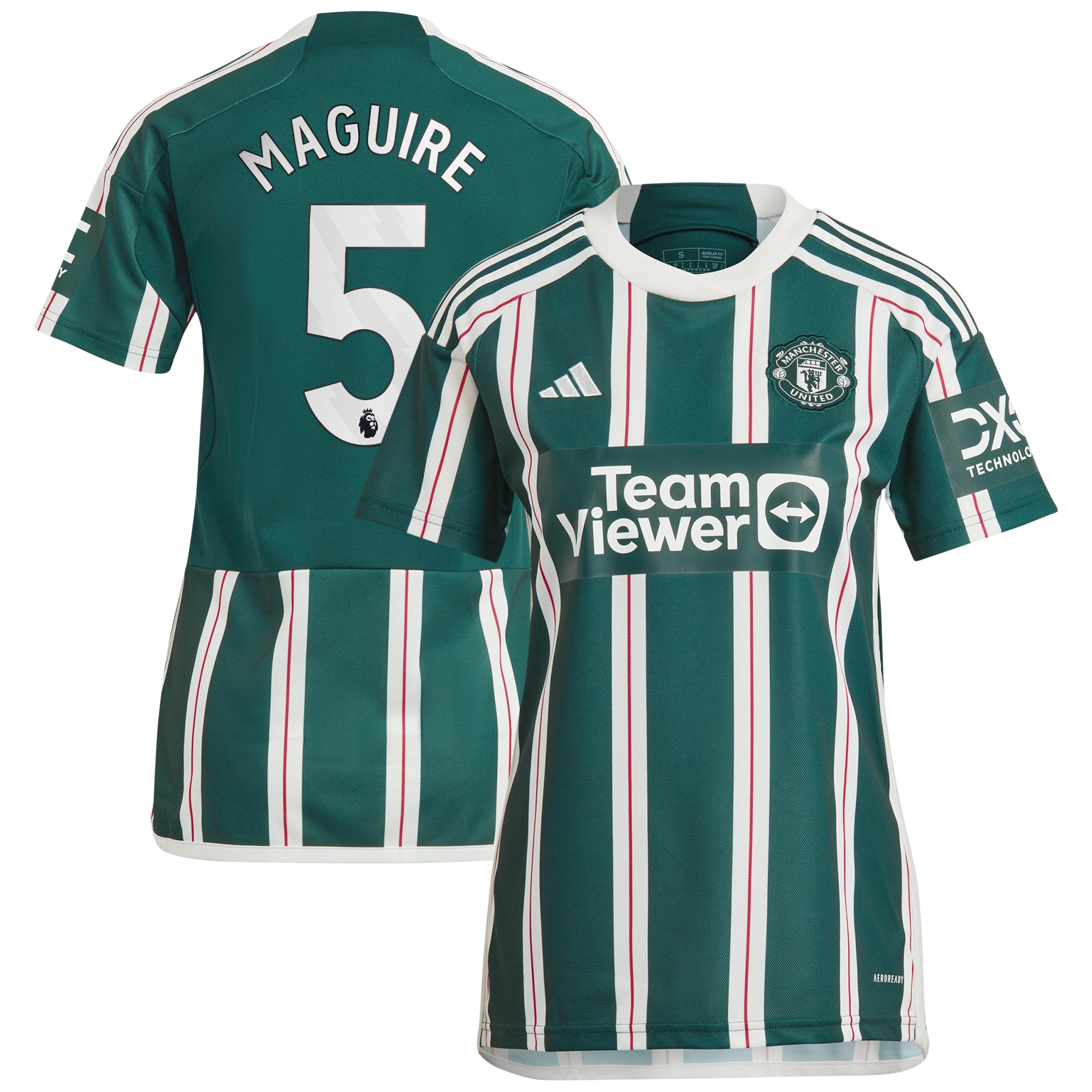 Harry Maguire Manchester United Women's 2023/24 Away Player Jersey - Green