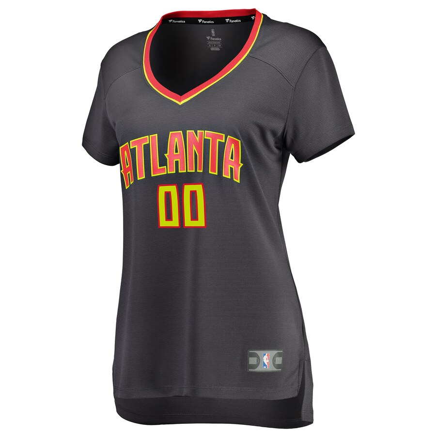 Alternative view of Hawks Gray Custom Jersey Women - Fanatics Hawks Gray Custom Jersey
