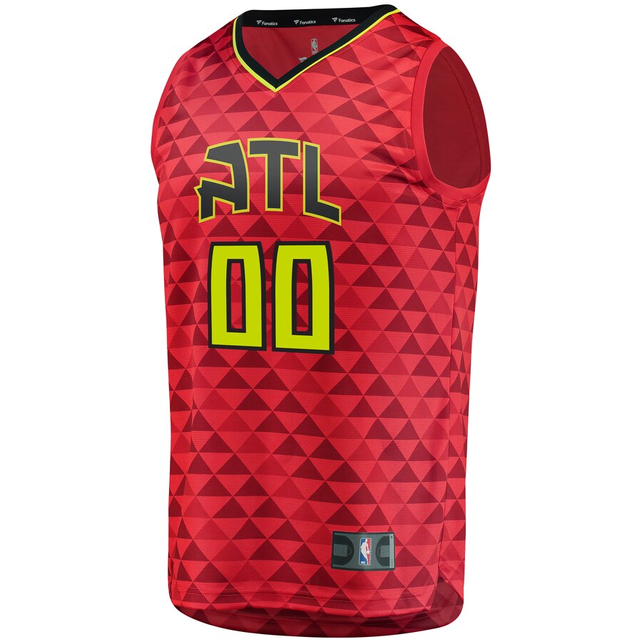 Alternative view of Hawks Red Triangle Custom Jersey - Fanatics Hawks Red Custom Jersey