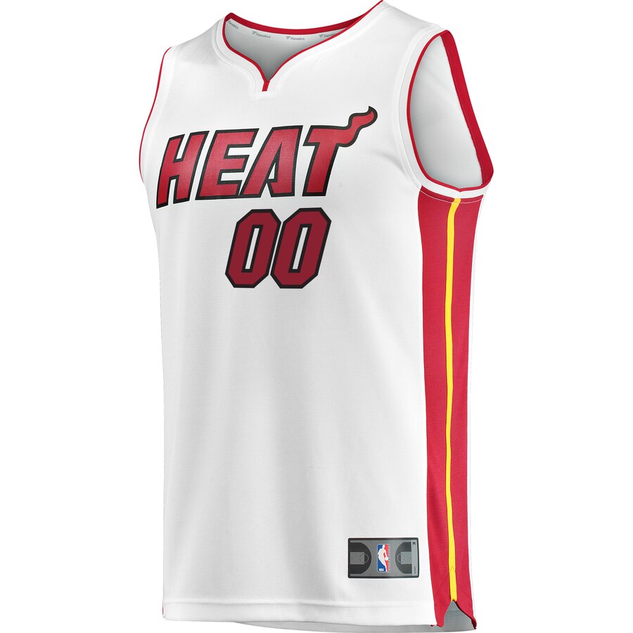 Alternative view of Heat White Custom Jersey fanatics - Fanatics Heat White Custom Jersey
