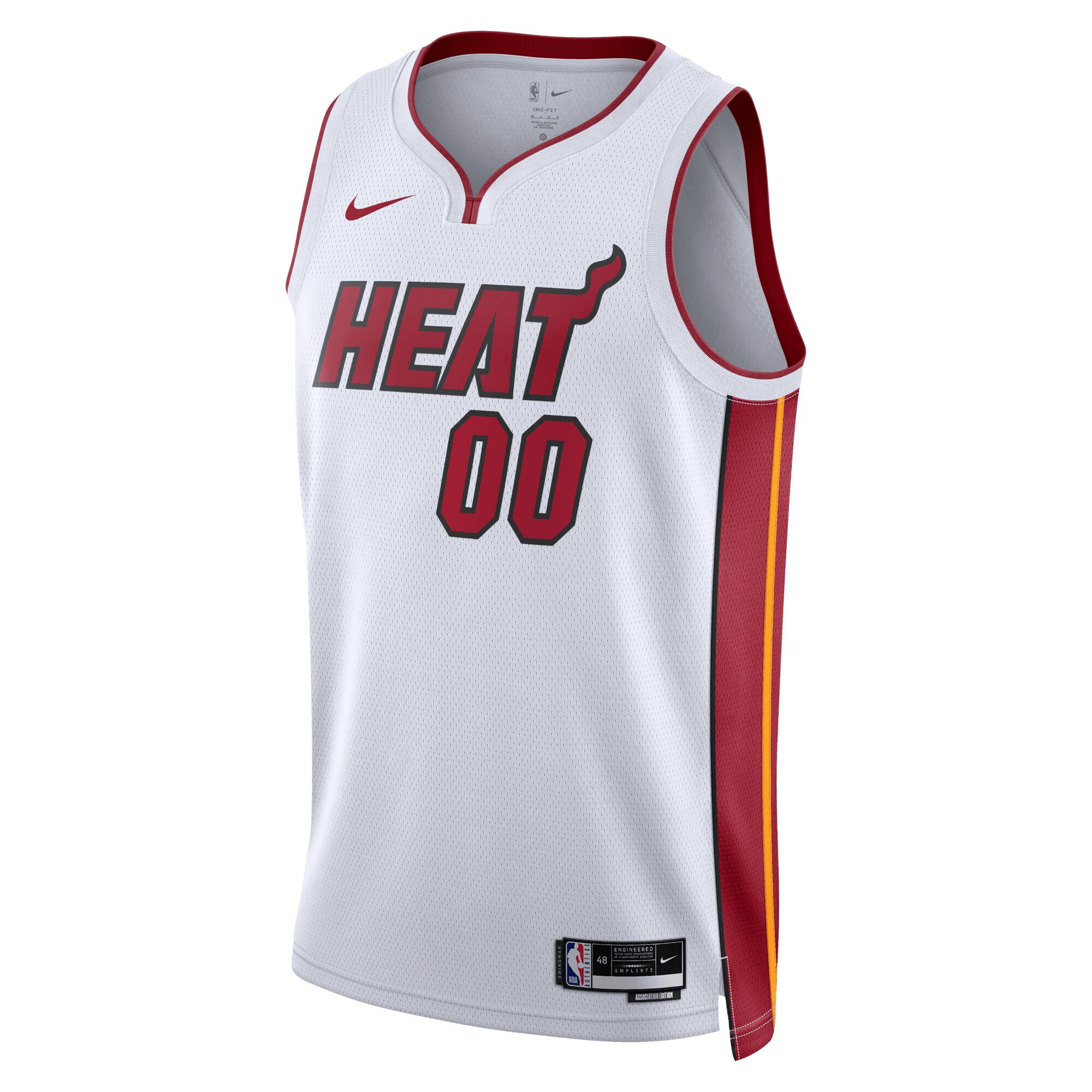Alternative view of Heat White Custom Jersey - Nike Heat White Association Jersey - Custom