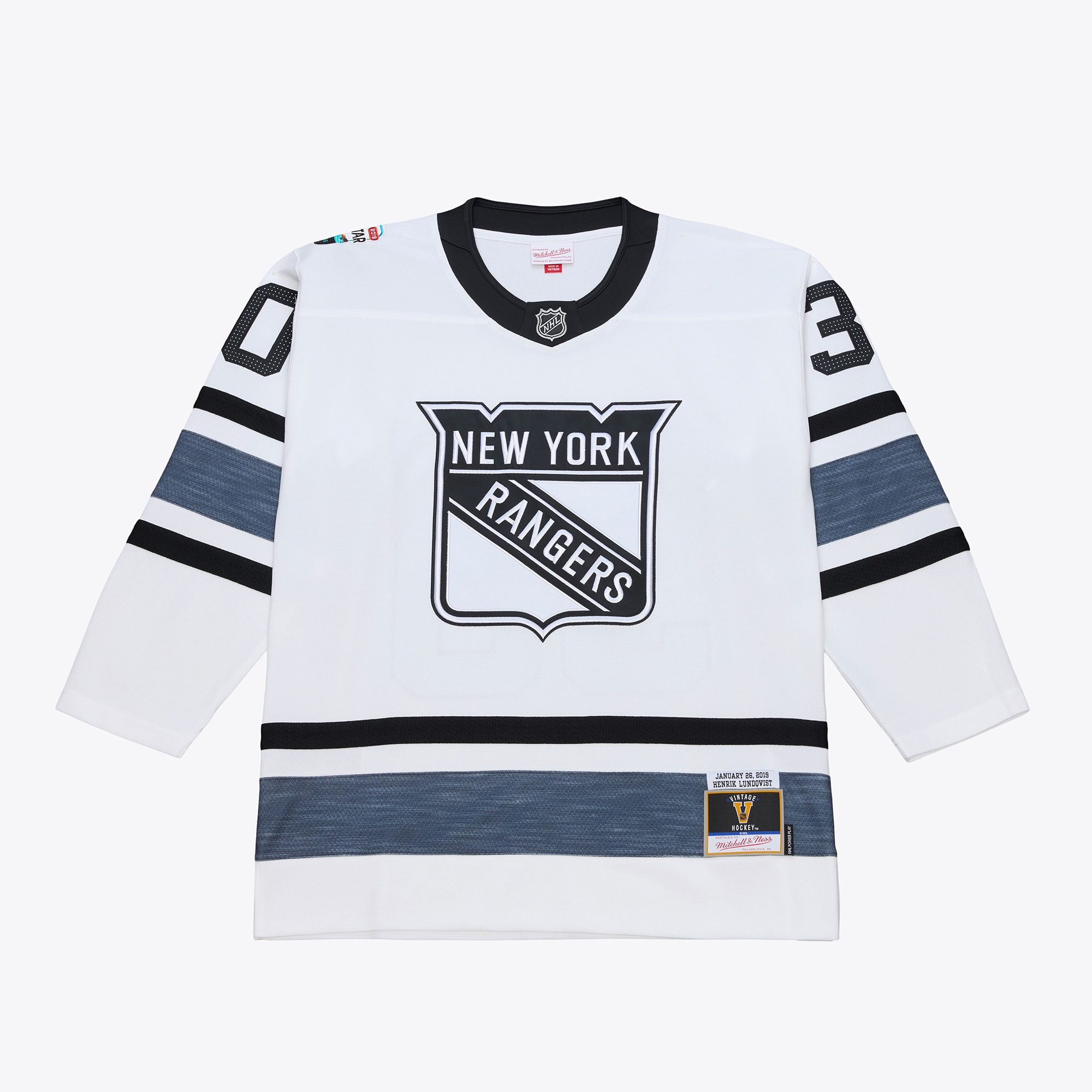 Henrik Lundqvist 2019 All-Star Game Power Play Jersey - White