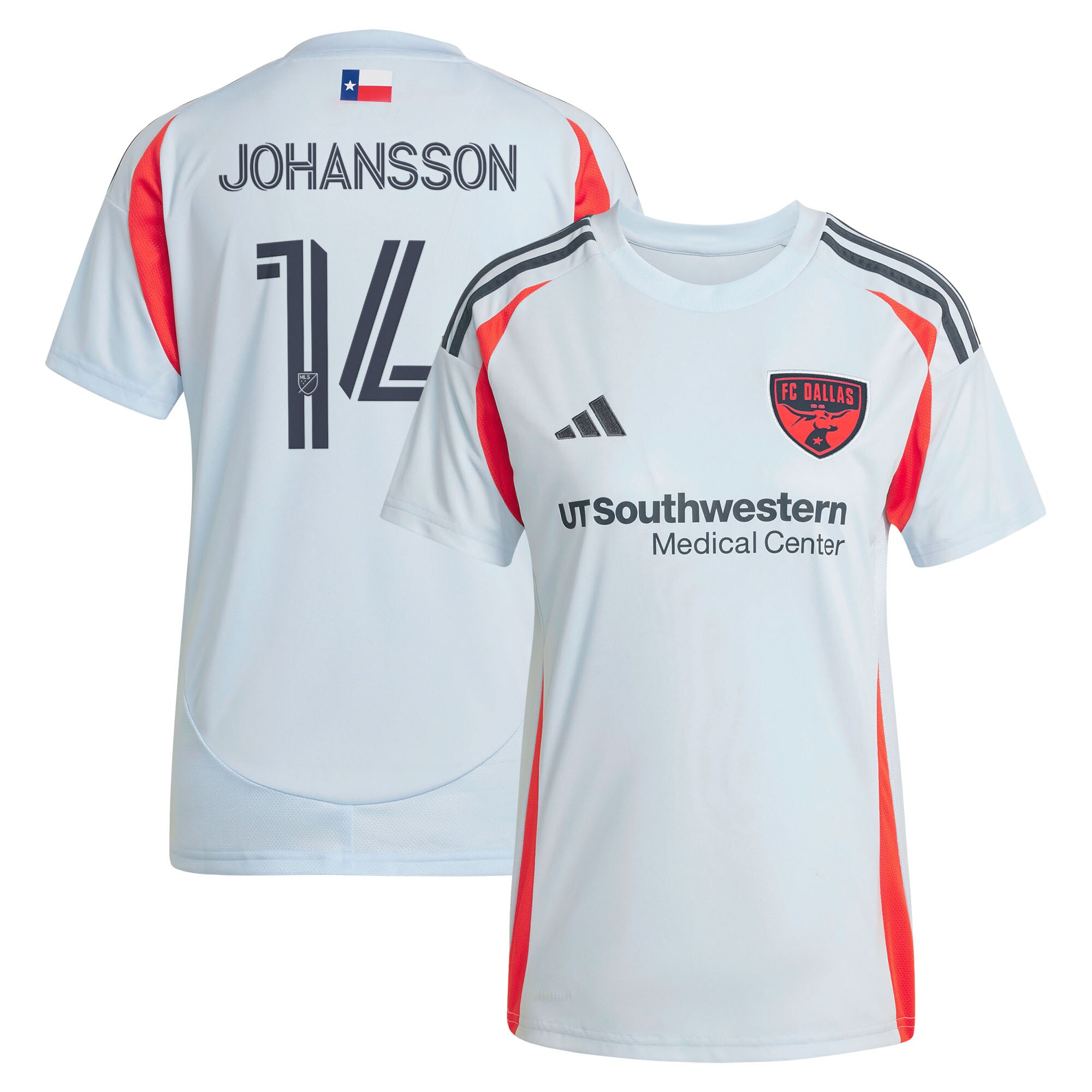 Herman Johansson FC Dallas Women's 2025 The Inferno Kit Jersey - Light Blue
