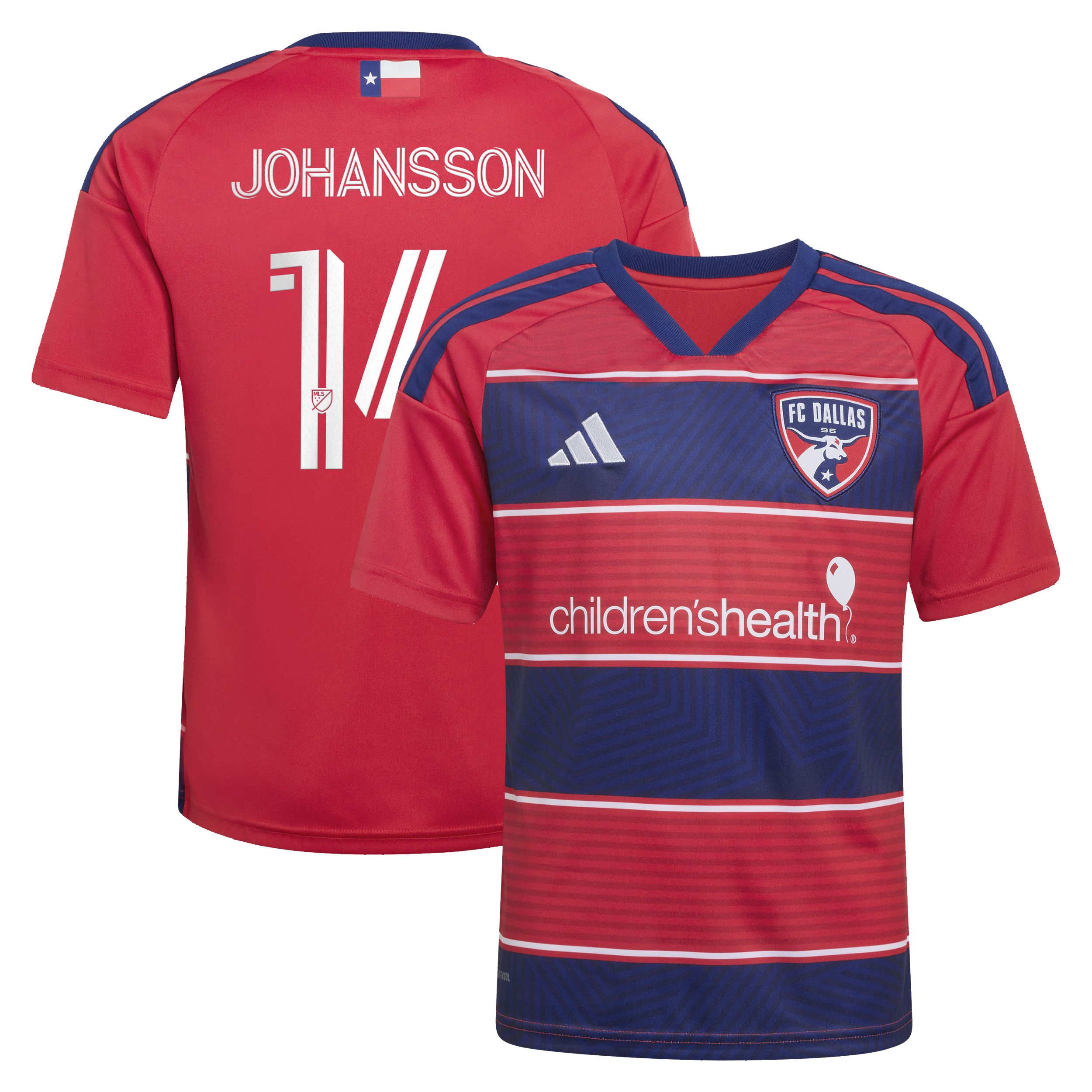 Herman Johansson FC Dallas Youth 2026 DNA Kit Jersey - Red