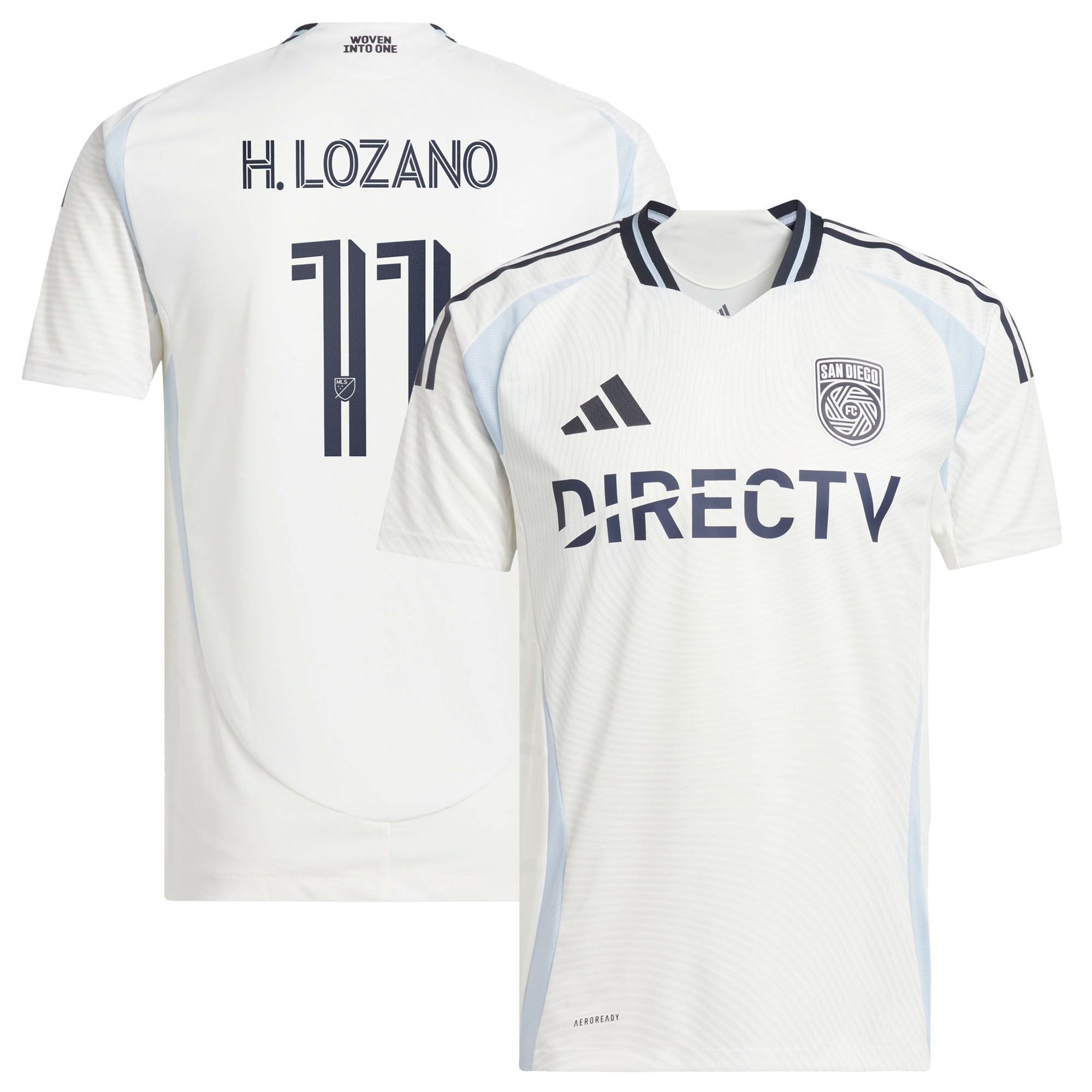 Hirving Lozano 2025 Woven Into One Player Jersey - White