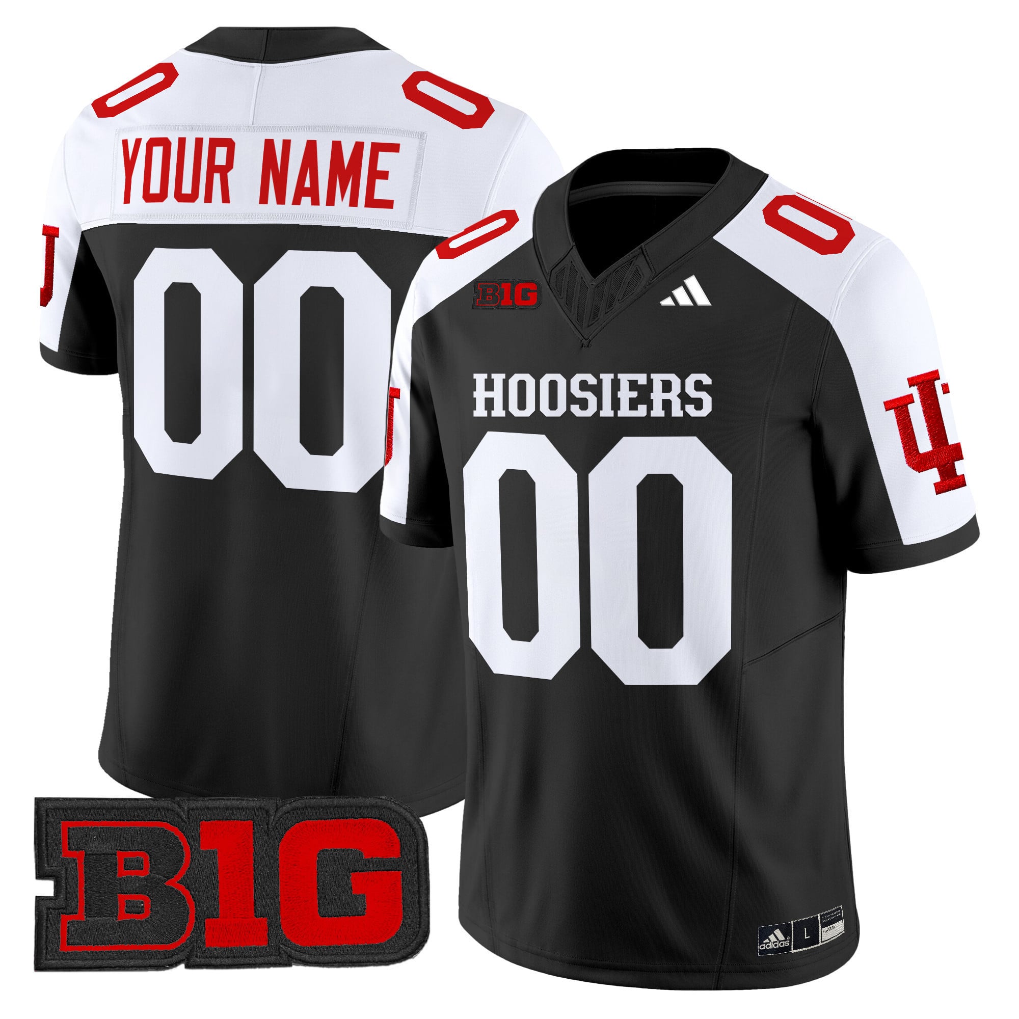 Alternative view of Hoosiers Crimson Custom Jersey - Adidas - Personalize Yours!